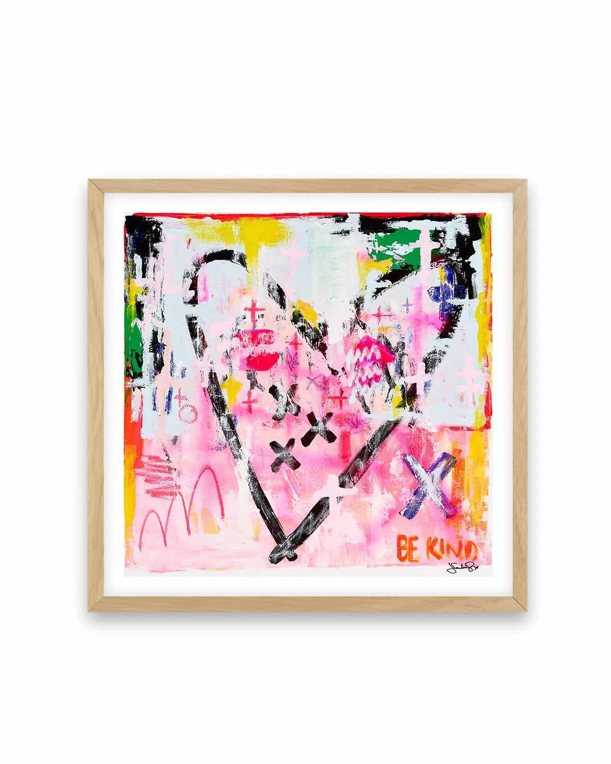 Be Kind by Jackie Green | Art Print from Olive et Oriel where you can shop wallpaper and artworks online