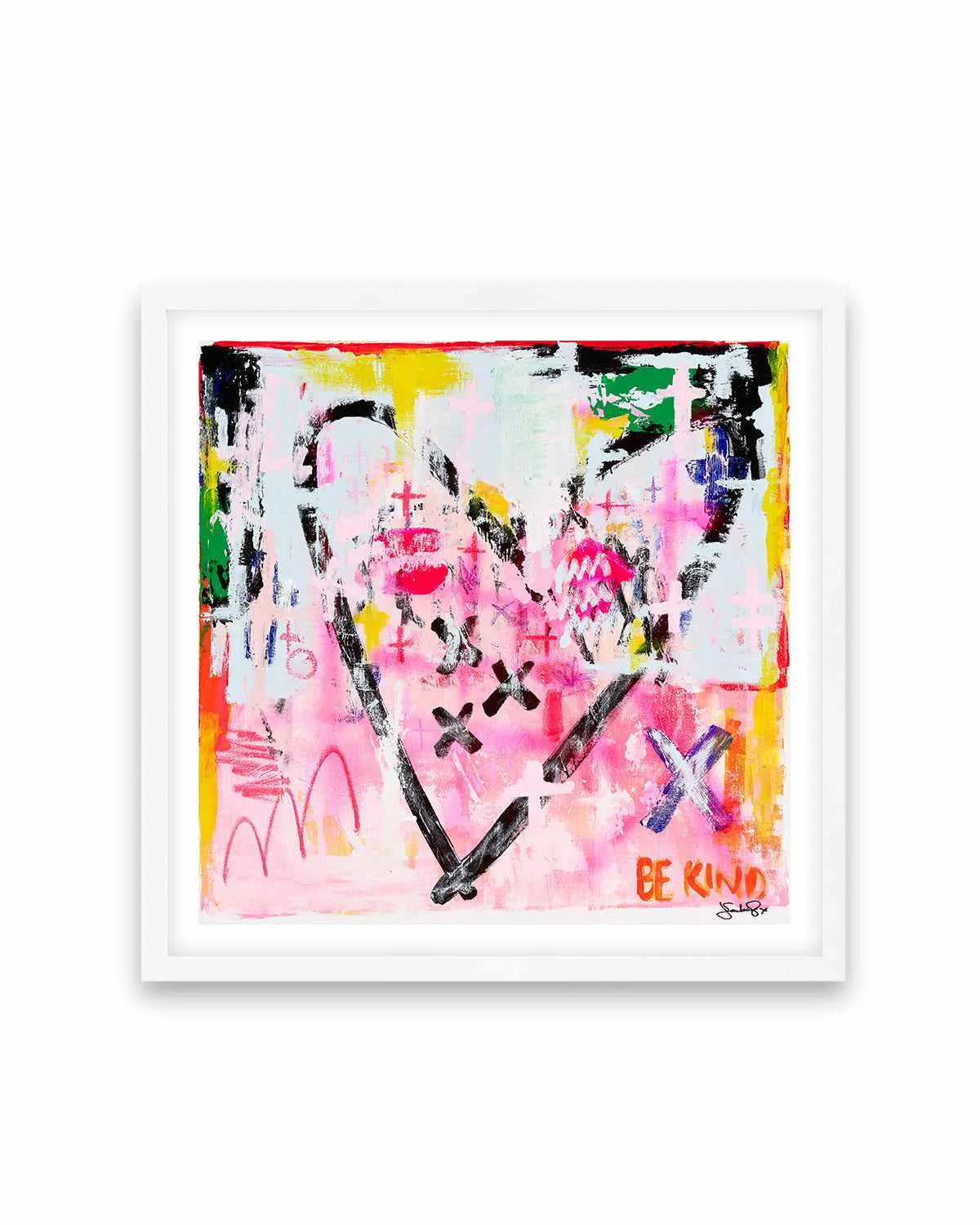 Be Kind by Jackie Green | Art Print from Olive et Oriel where you can shop wallpaper and artworks online