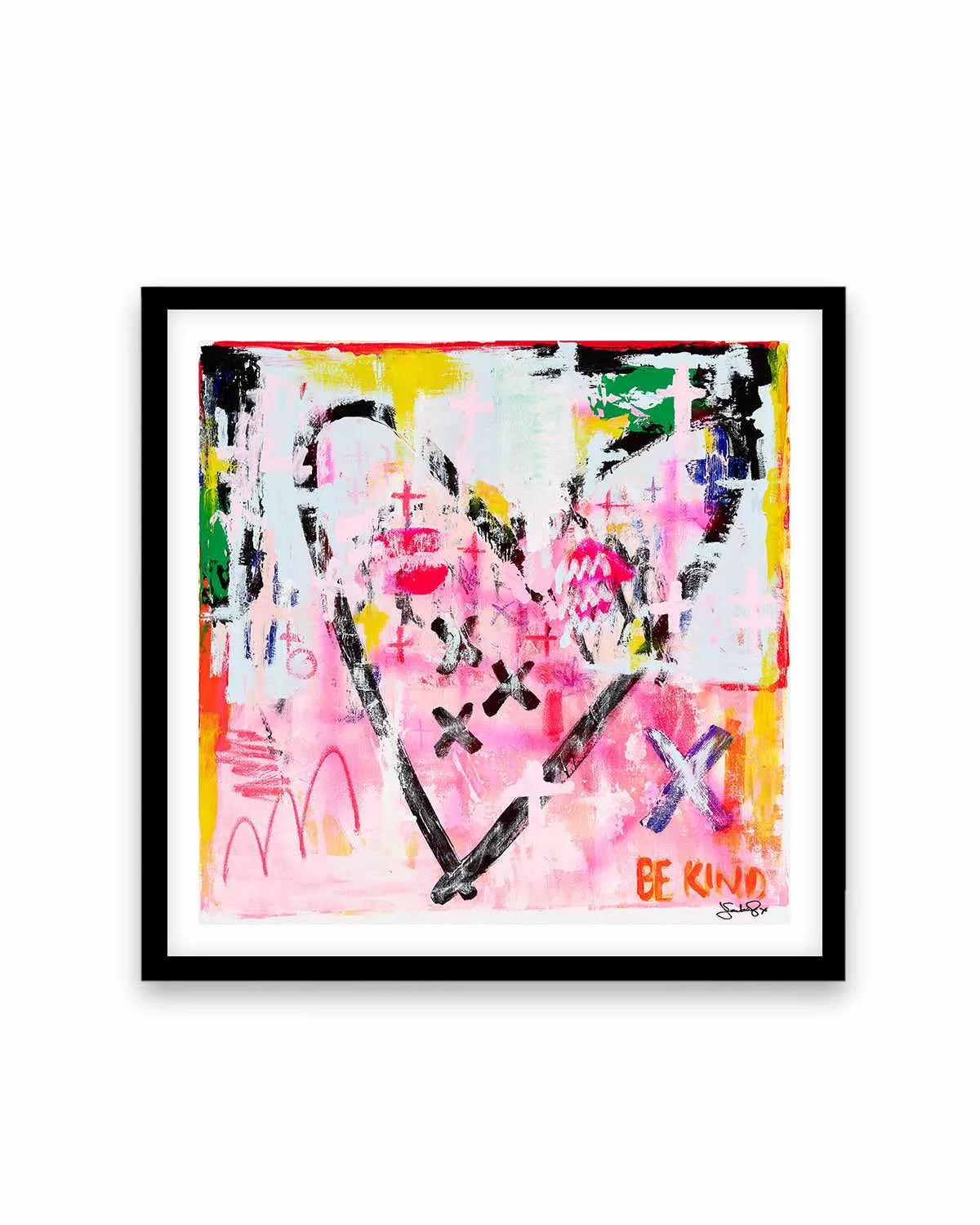 Be Kind by Jackie Green | Art Print from Olive et Oriel where you can shop wallpaper and artworks online