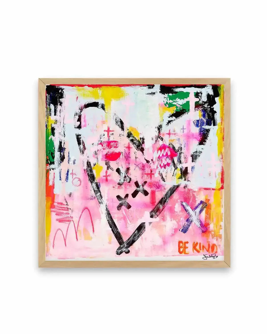 Be Kind by Jackie Green | Art Print from Olive et Oriel where you can shop wallpaper and artworks online