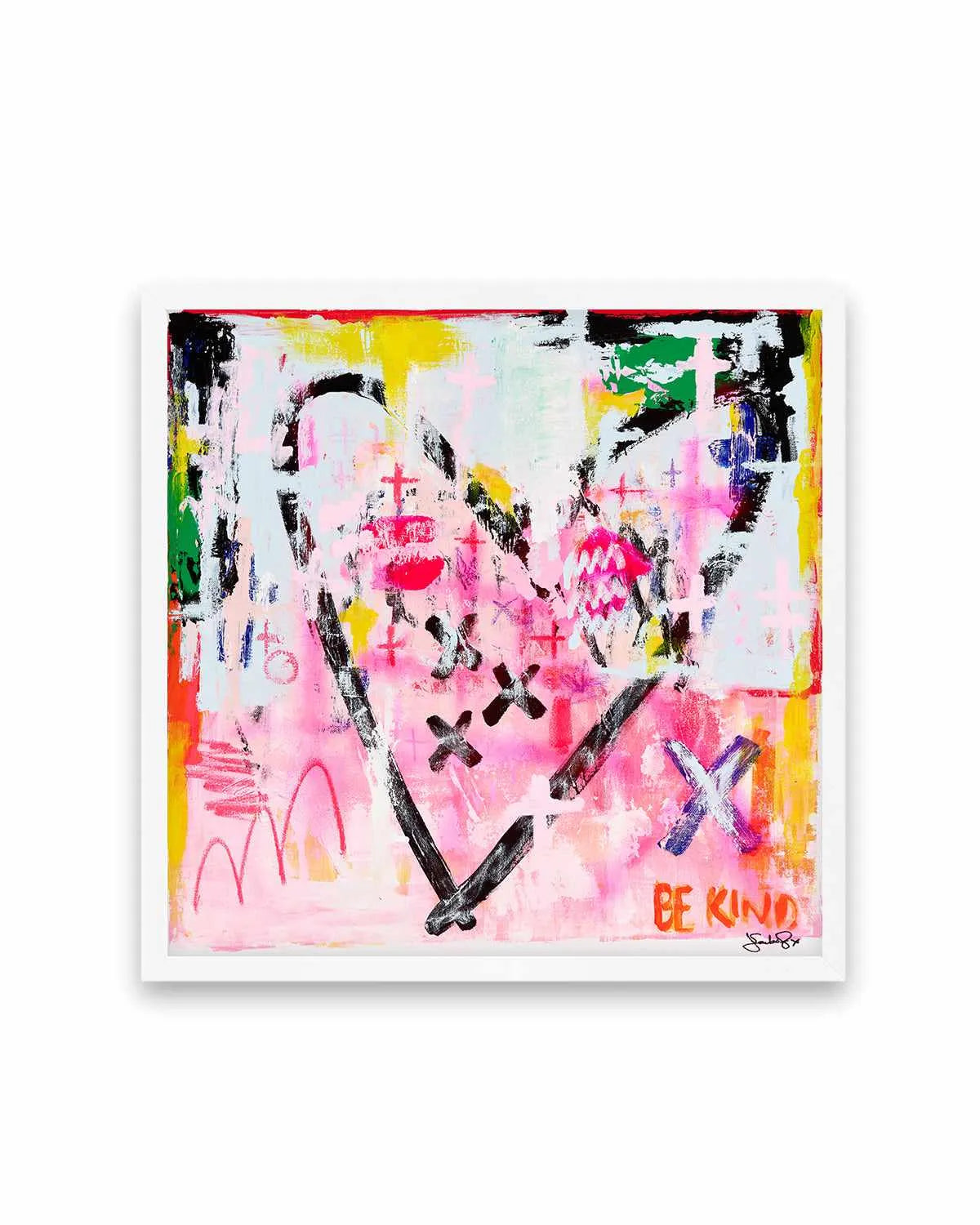 Be Kind by Jackie Green | Art Print from Olive et Oriel where you can shop wallpaper and artworks online