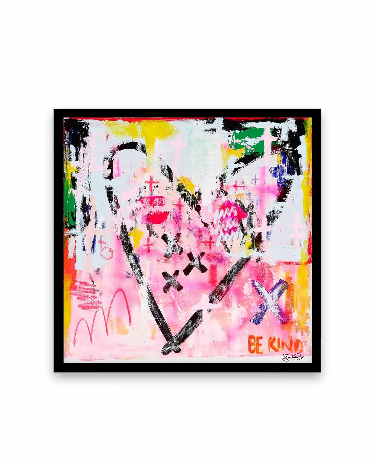 Be Kind by Jackie Green | Art Print from Olive et Oriel where you can shop wallpaper and artworks online