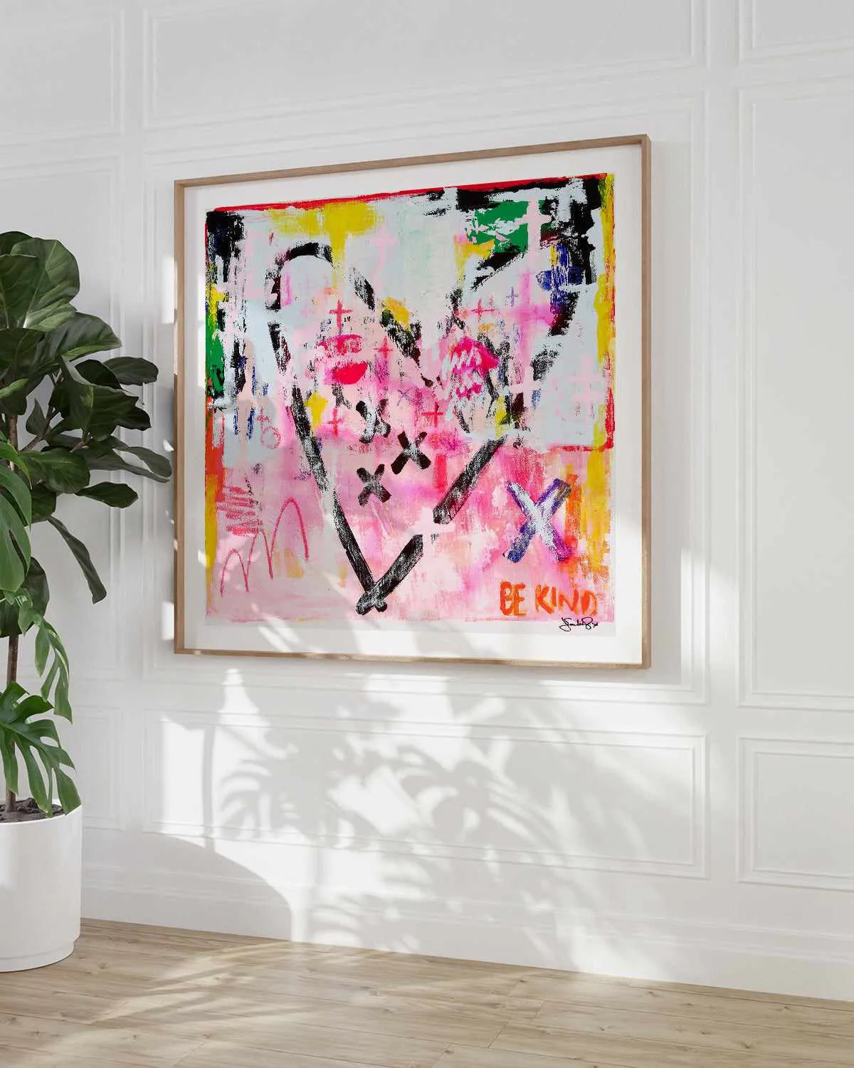 Be Kind by Jackie Green | Art Print from Olive et Oriel where you can shop wallpaper and artworks online