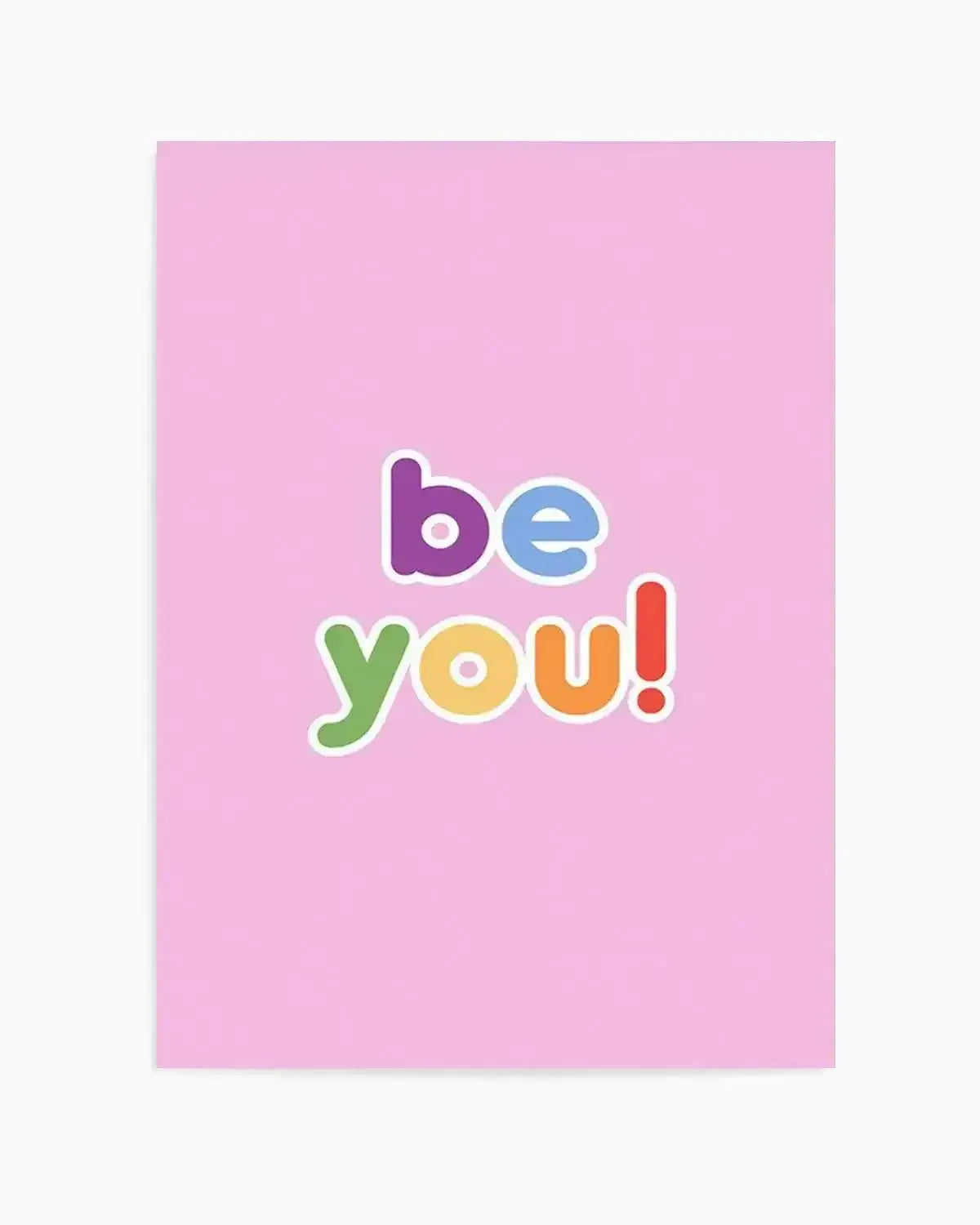 Be You Art Print from Olive et Oriel where you can shop wallpaper and artworks online