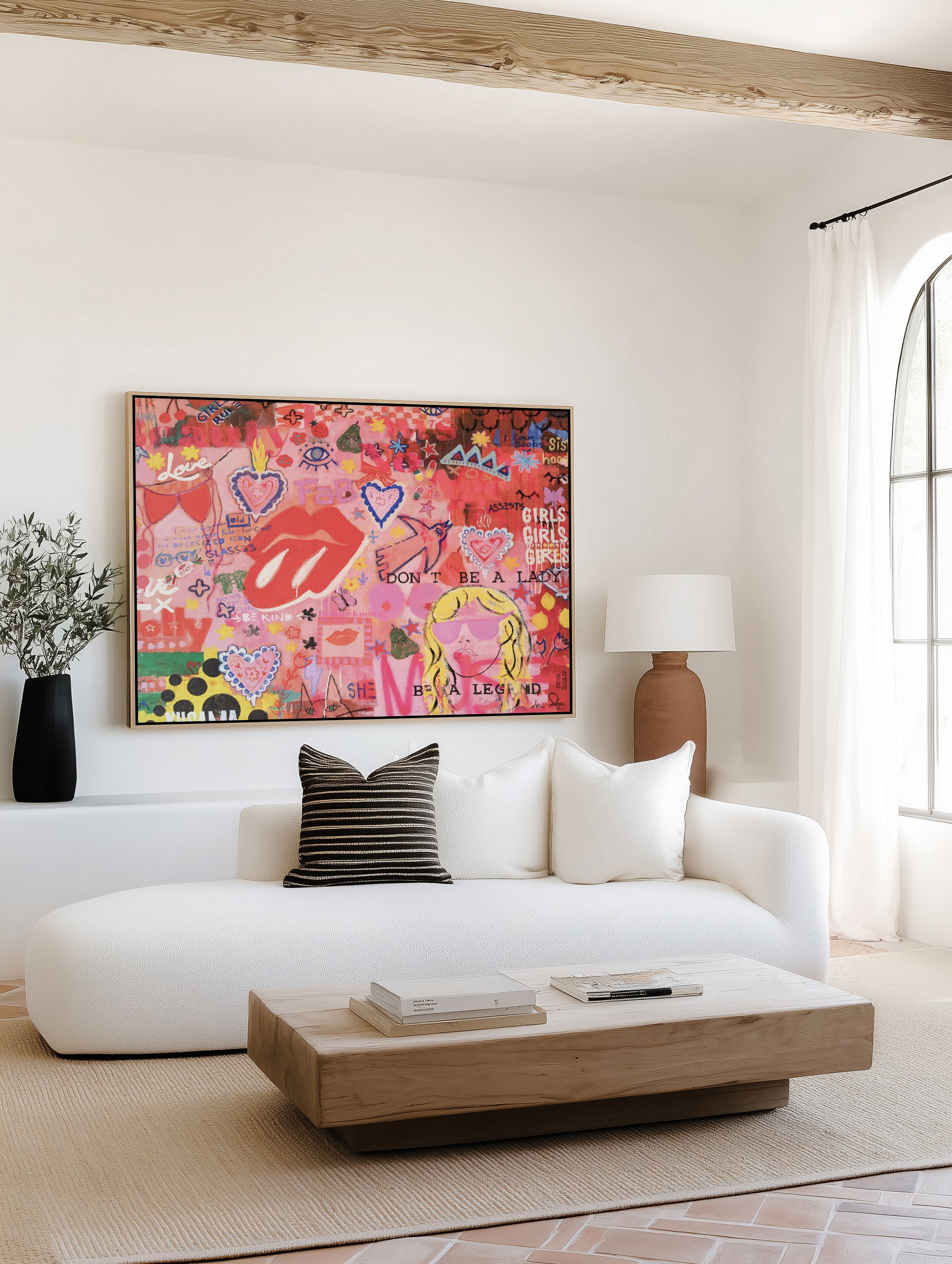 Be a Legend by Jackie Green | Framed Canvas Art Print