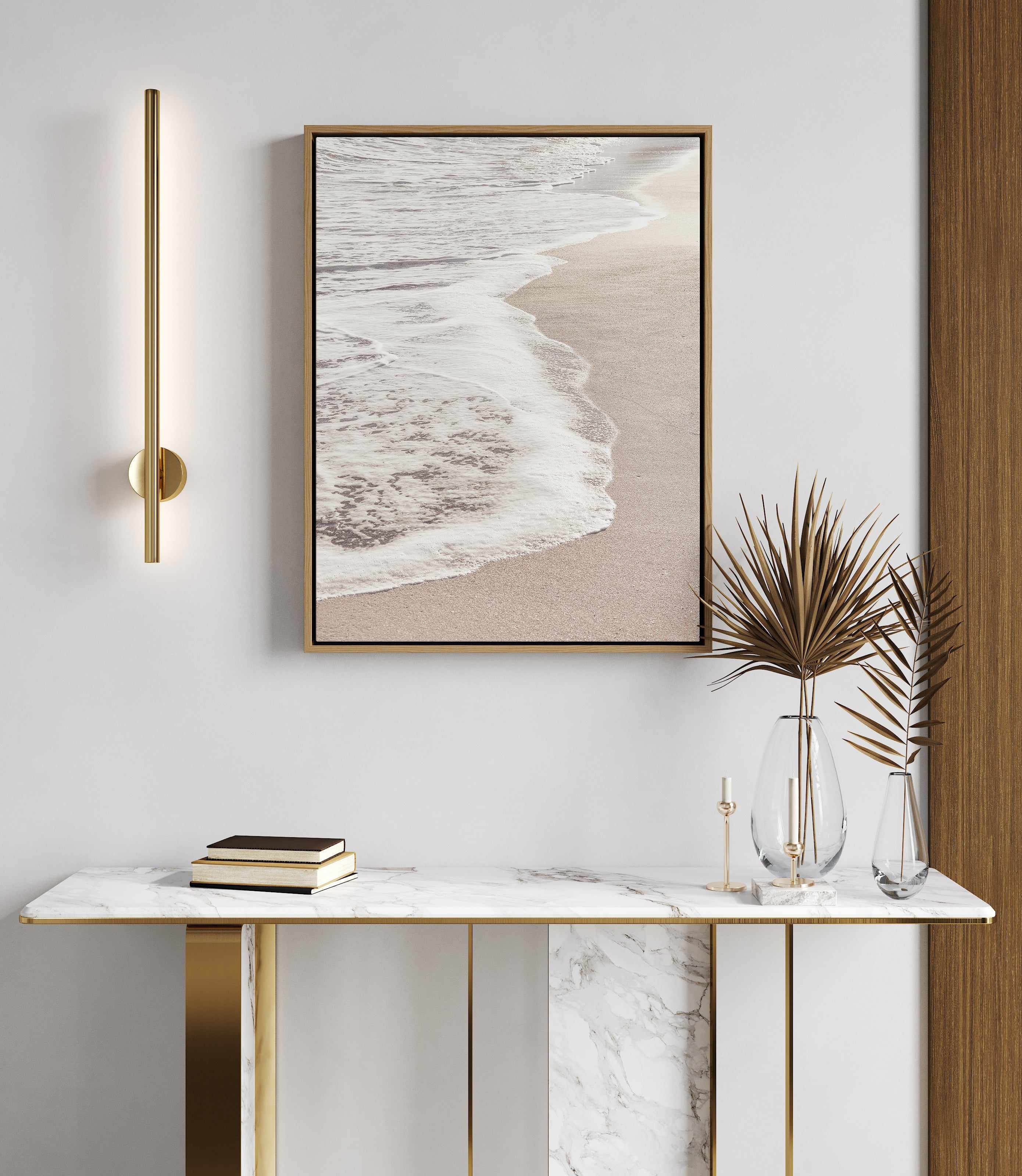 Beach 006 By Studio III | Framed Canvas Art Print