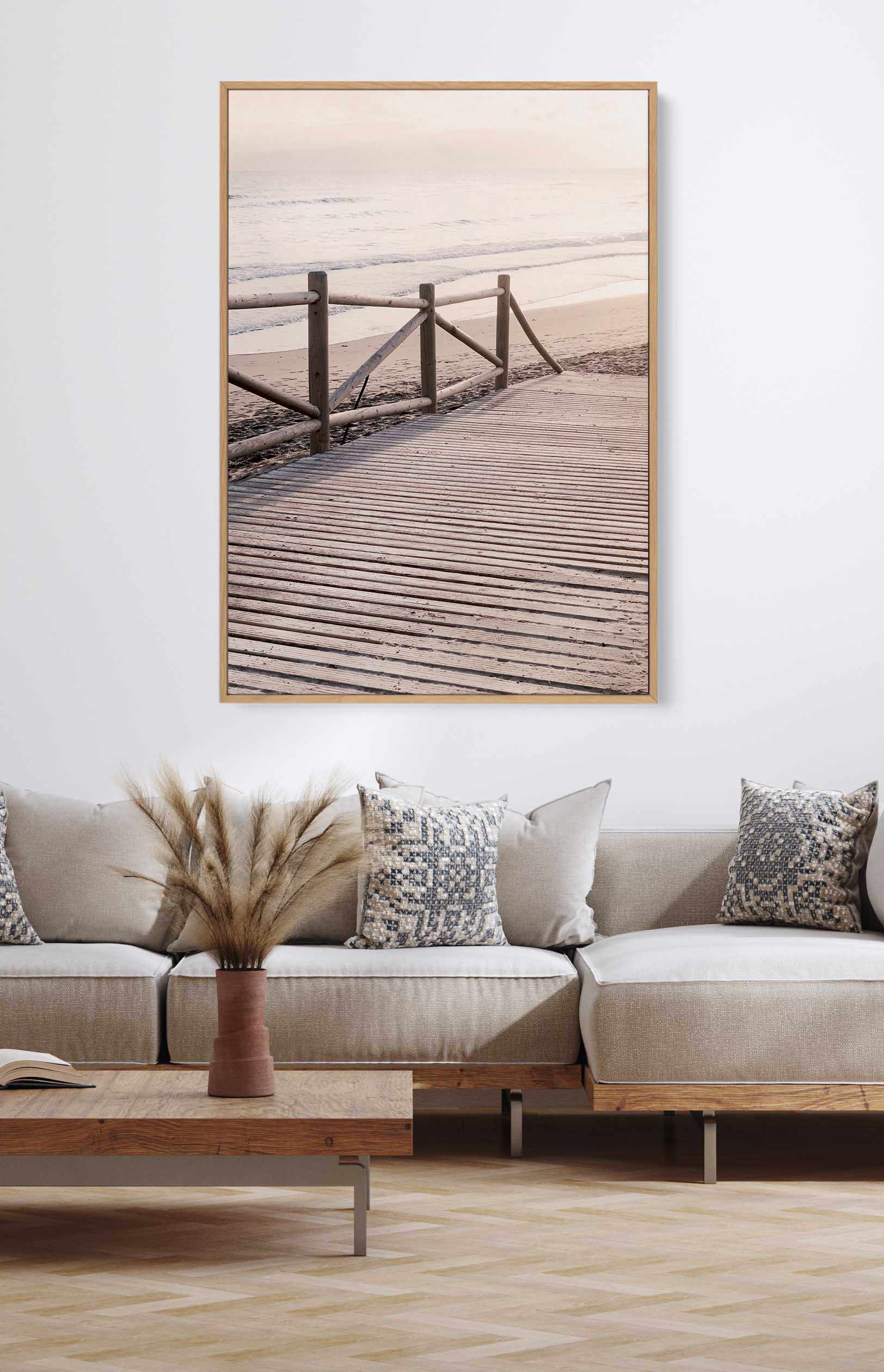 Beach 011 By Studio III | Framed Canvas Art Print