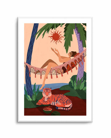 Beach by Arty Guava | Art Print from Olive et Oriel where you can shop wallpaper and artworks online