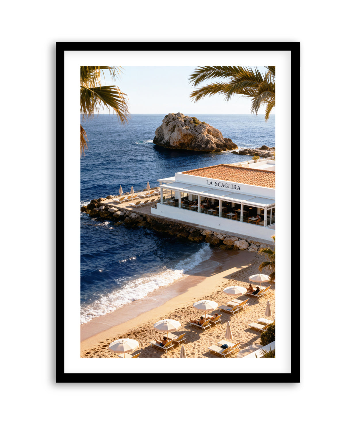 Beach Club 77 | Art Print from Olive et Oriel where you can shop wallpaper and artworks online