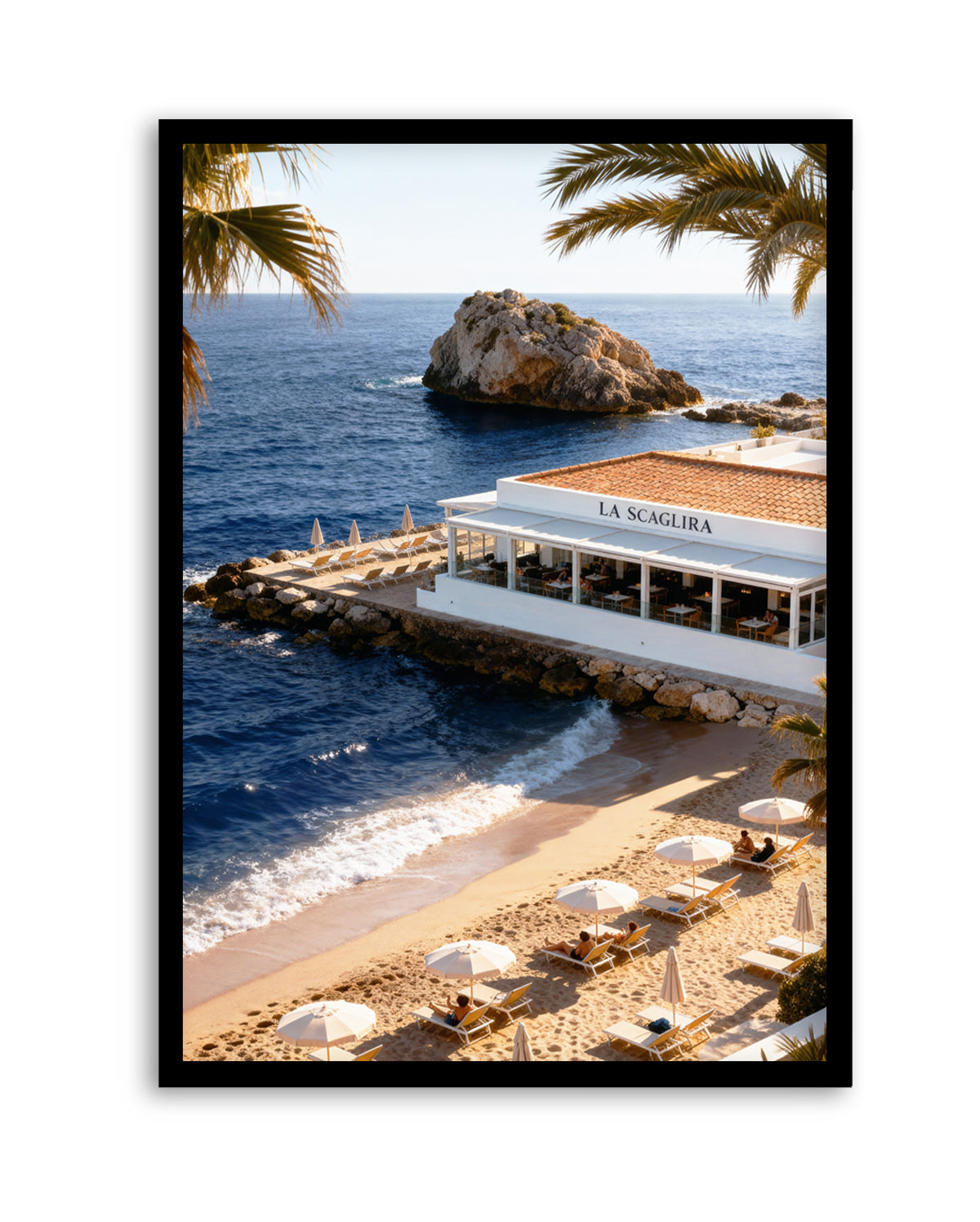 Beach Club 77 | Art Print from Olive et Oriel where you can shop wallpaper and artworks online