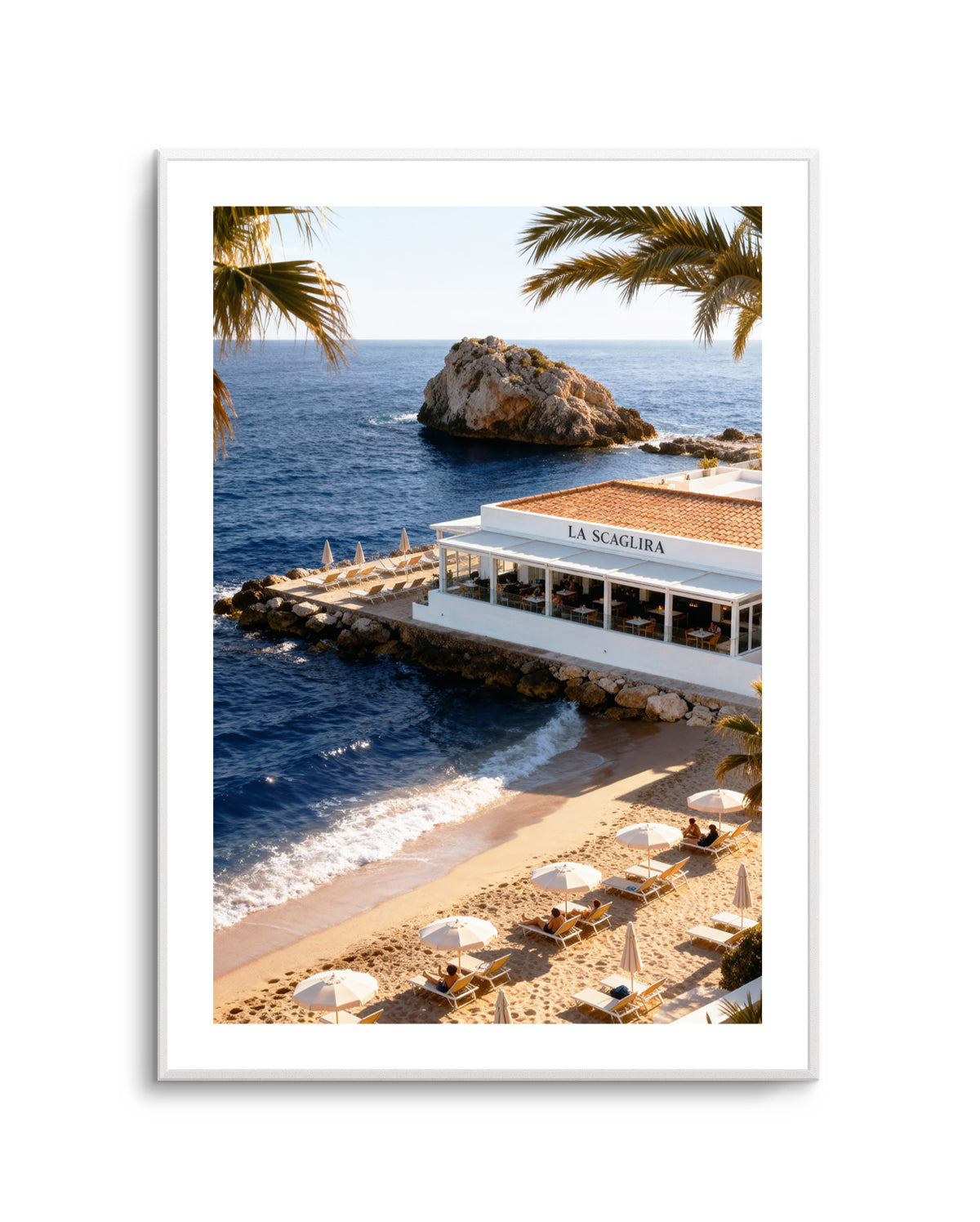 Beach Club 77 | Art Print from Olive et Oriel where you can shop wallpaper and artworks online