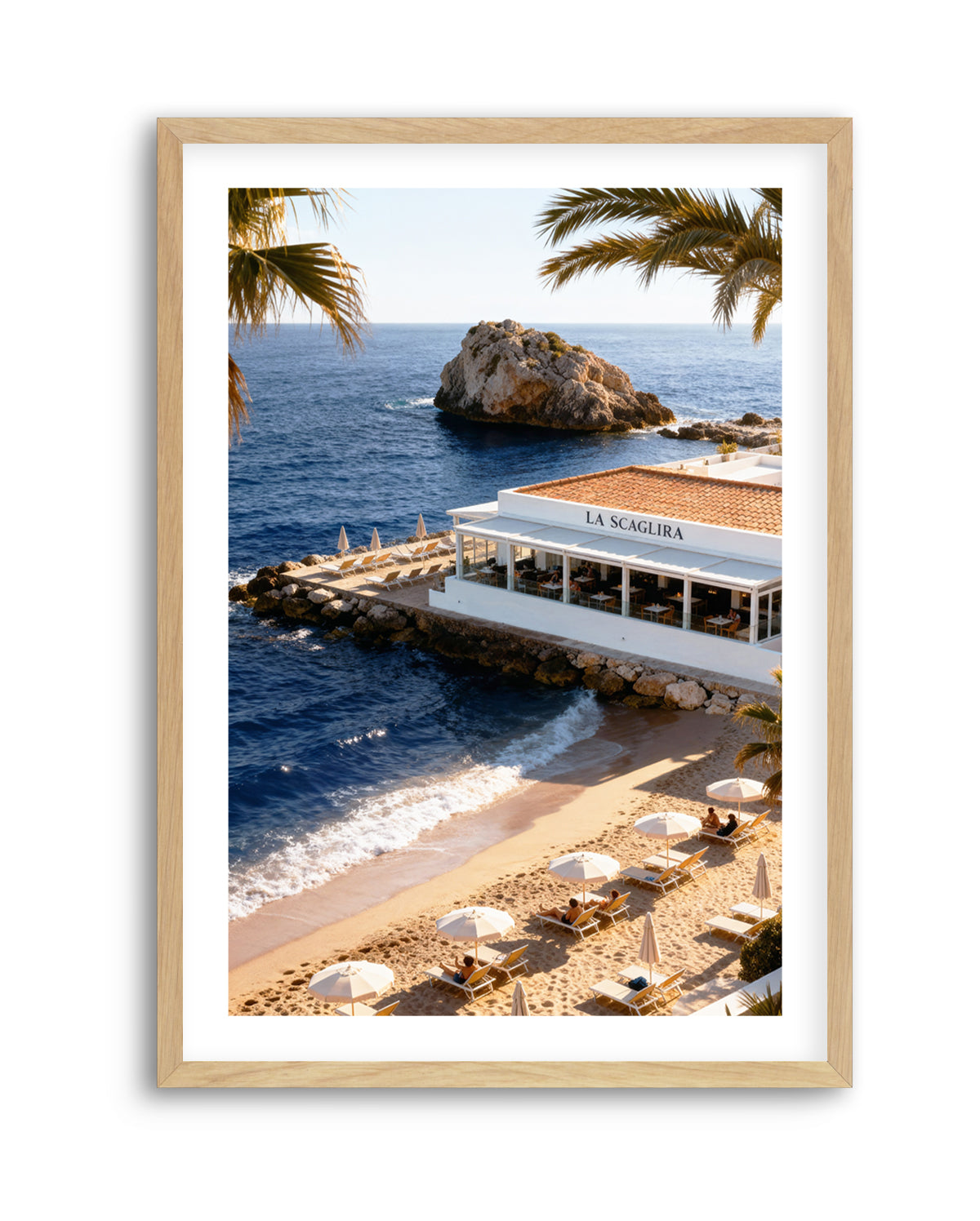 Beach Club 77 | Art Print from Olive et Oriel where you can shop wallpaper and artworks online