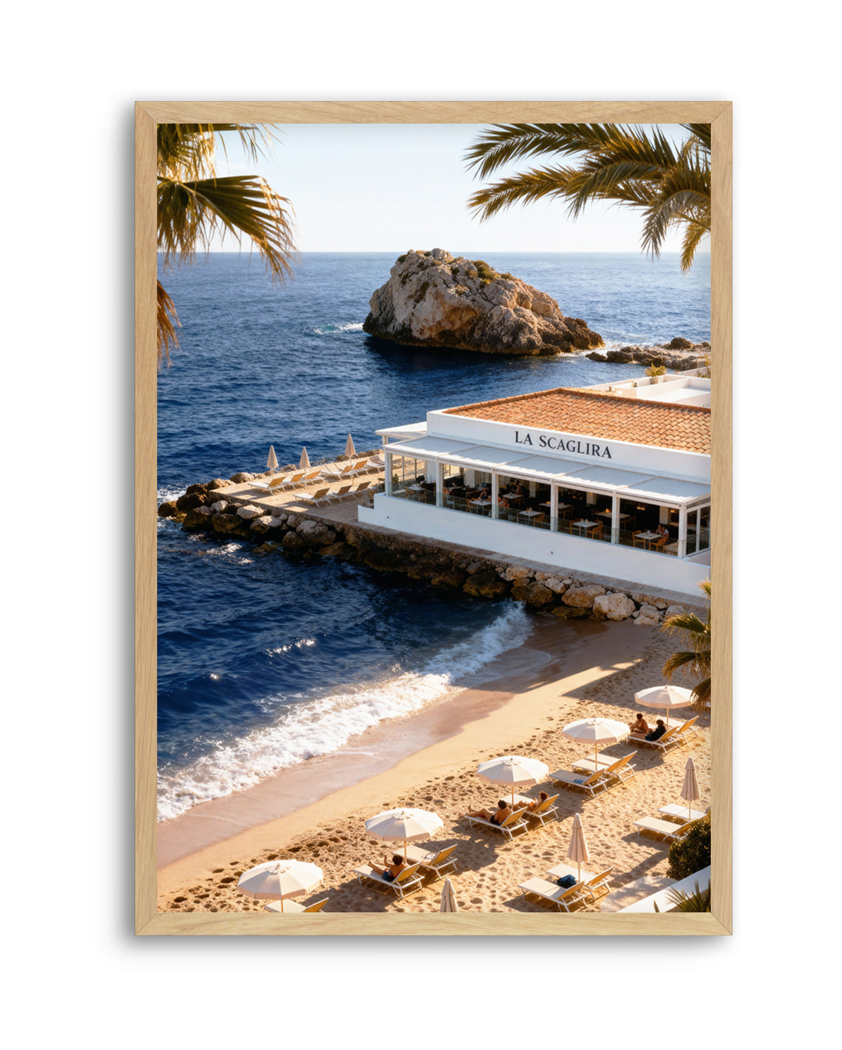 Beach Club 77 | Art Print from Olive et Oriel where you can shop wallpaper and artworks online