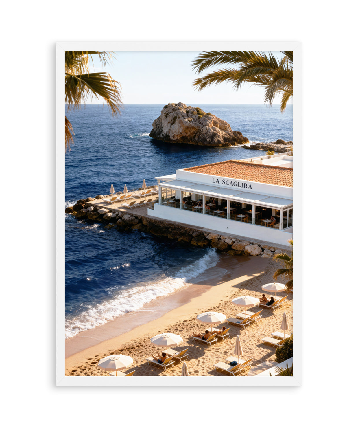 Beach Club 77 | Art Print from Olive et Oriel where you can shop wallpaper and artworks online