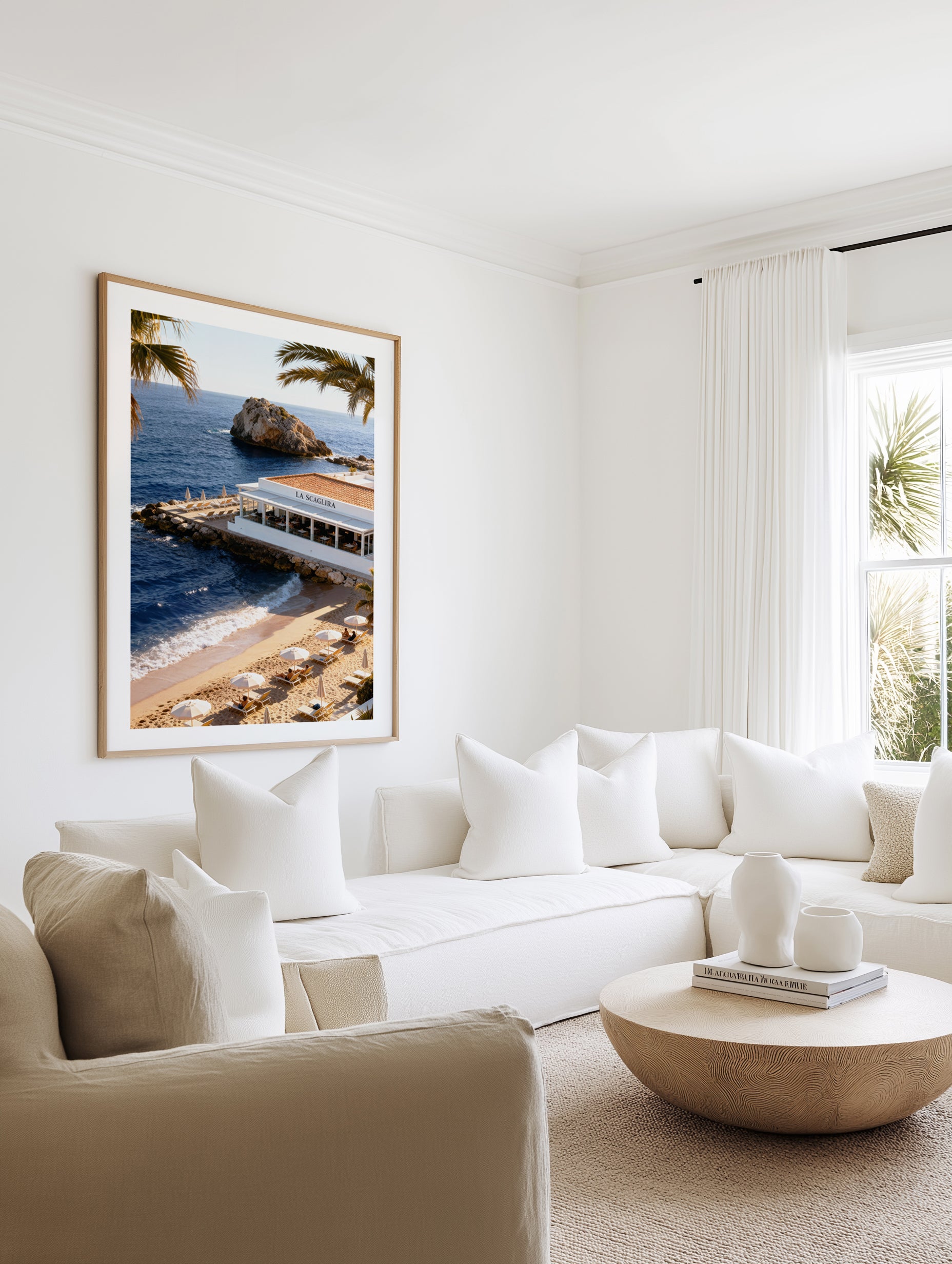 Beach Club 77 | Art Print from Olive et Oriel where you can shop wallpaper and artworks online