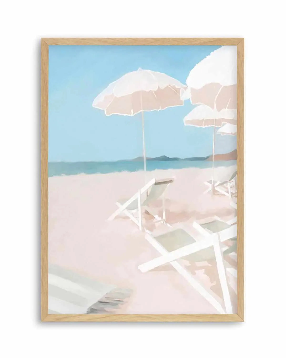 Beach Club I Art Print from Olive et Oriel where you can shop wallpaper and artworks online