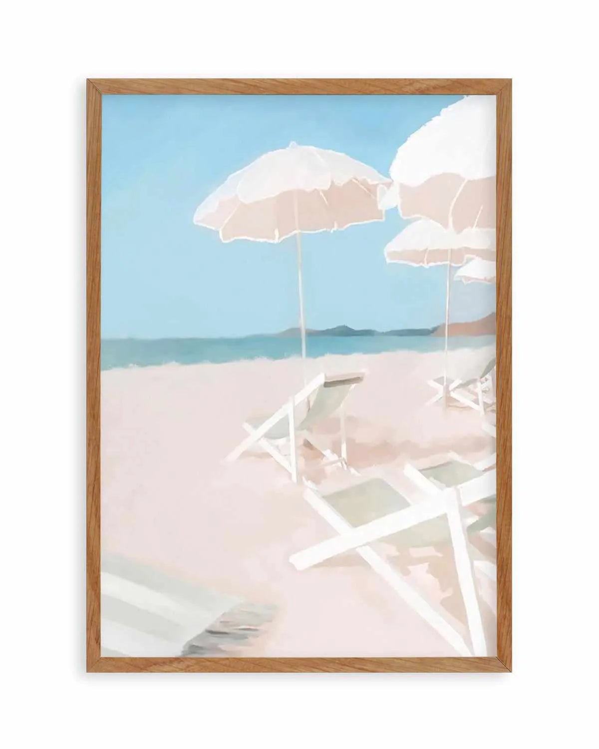 Beach Club I Art Print from Olive et Oriel where you can shop wallpaper and artworks online