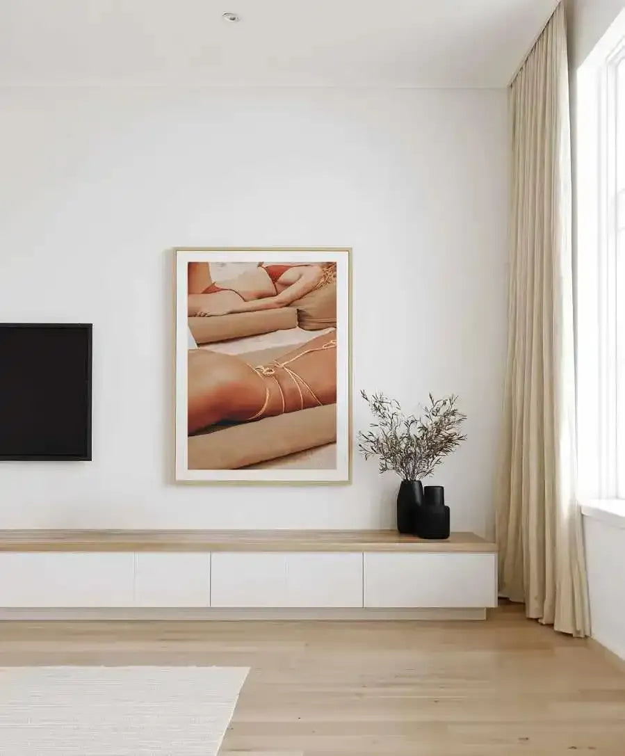 Beach Club I by Amy Hallam Art Print from Olive et Oriel where you can shop wallpaper and artworks online