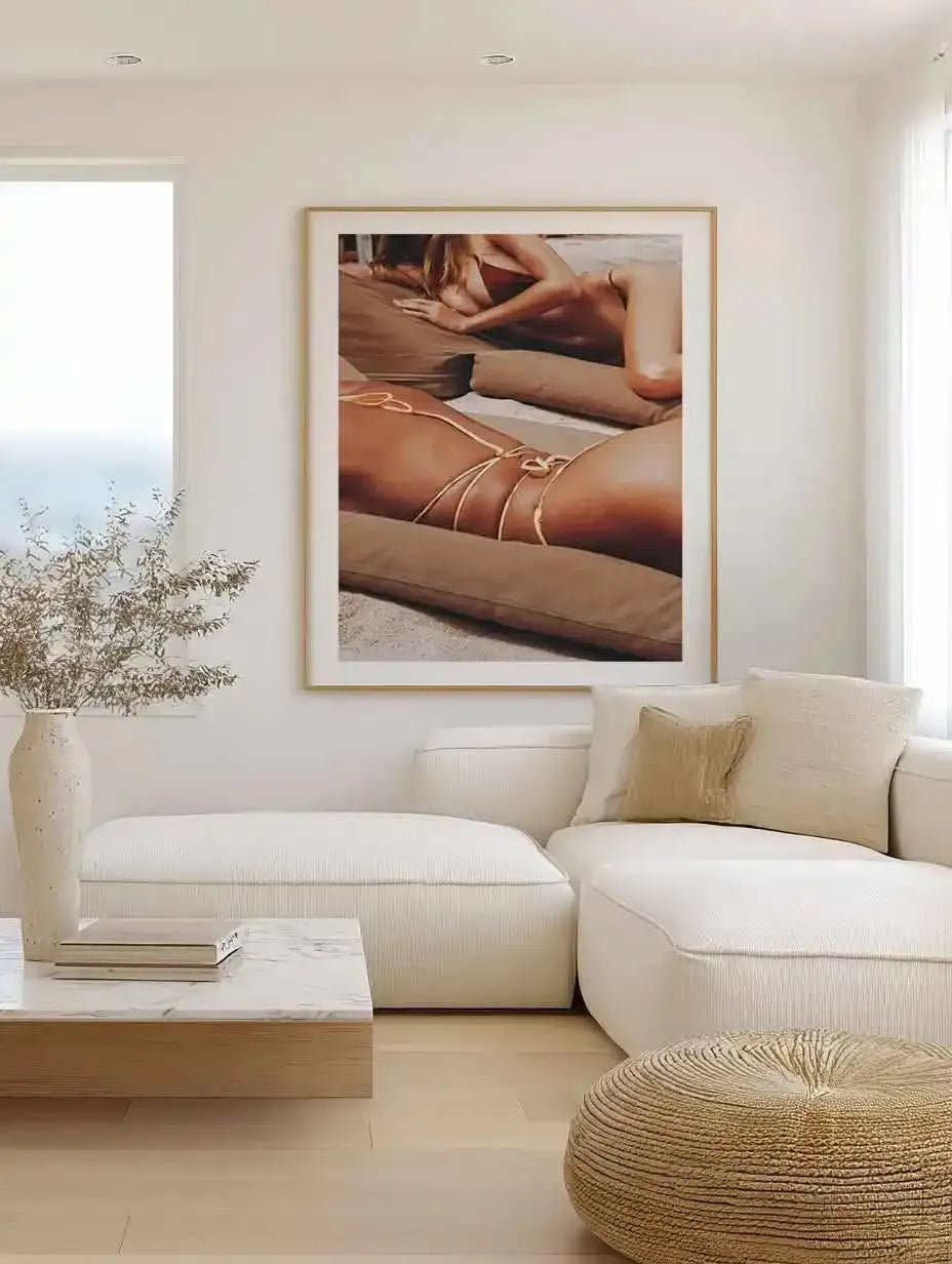 Beach Club II by Amy Hallam Art Print from Olive et Oriel where you can shop wallpaper and artworks online