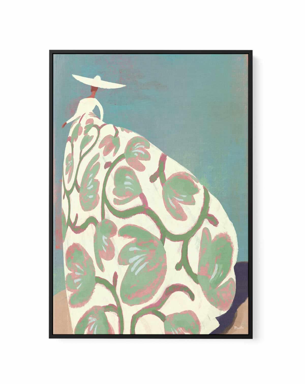 Beach Day by Marco Marella | Framed Canvas Art Print from Olive et Oriel where you can shop wallpaper and artworks online
