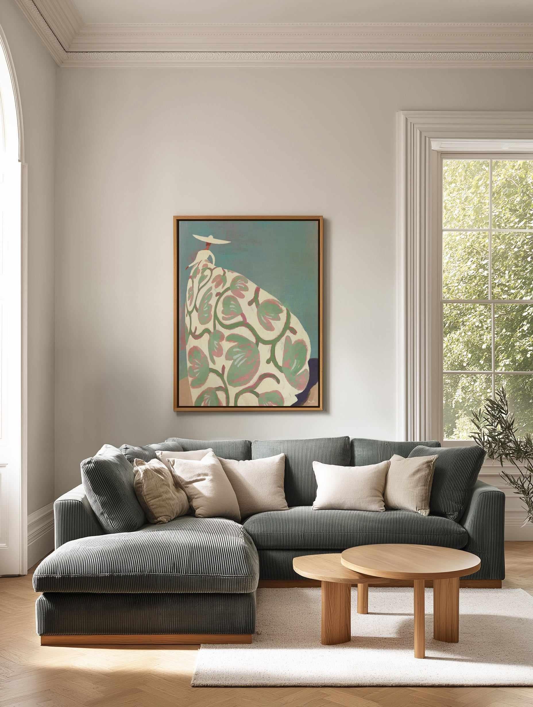 Beach Day by Marco Marella | Framed Canvas Art Print from Olive et Oriel where you can shop wallpaper and artworks online