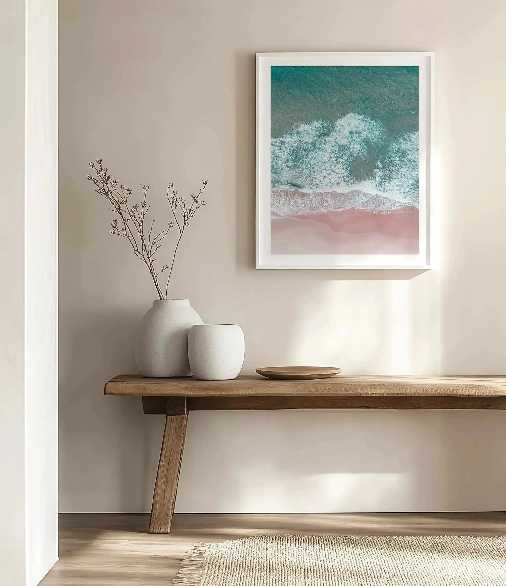 Beach Days | Aerial Photo Wall Art Print from Olive et Oriel where you can shop wallpaper and artworks online