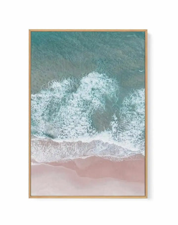 Beach Days | Aerial Photo Wall Framed Canvas Art Print from Olive et Oriel where you can shop wallpaper and artworks online