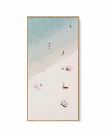 Beach Days I | Panoramic Canvas Art Print from Olive et Oriel where you can shop wallpaper and artworks online