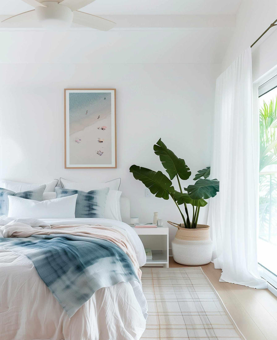 Beach Days I | Panoramic Art Print from Olive et Oriel where you can shop wallpaper and artworks online