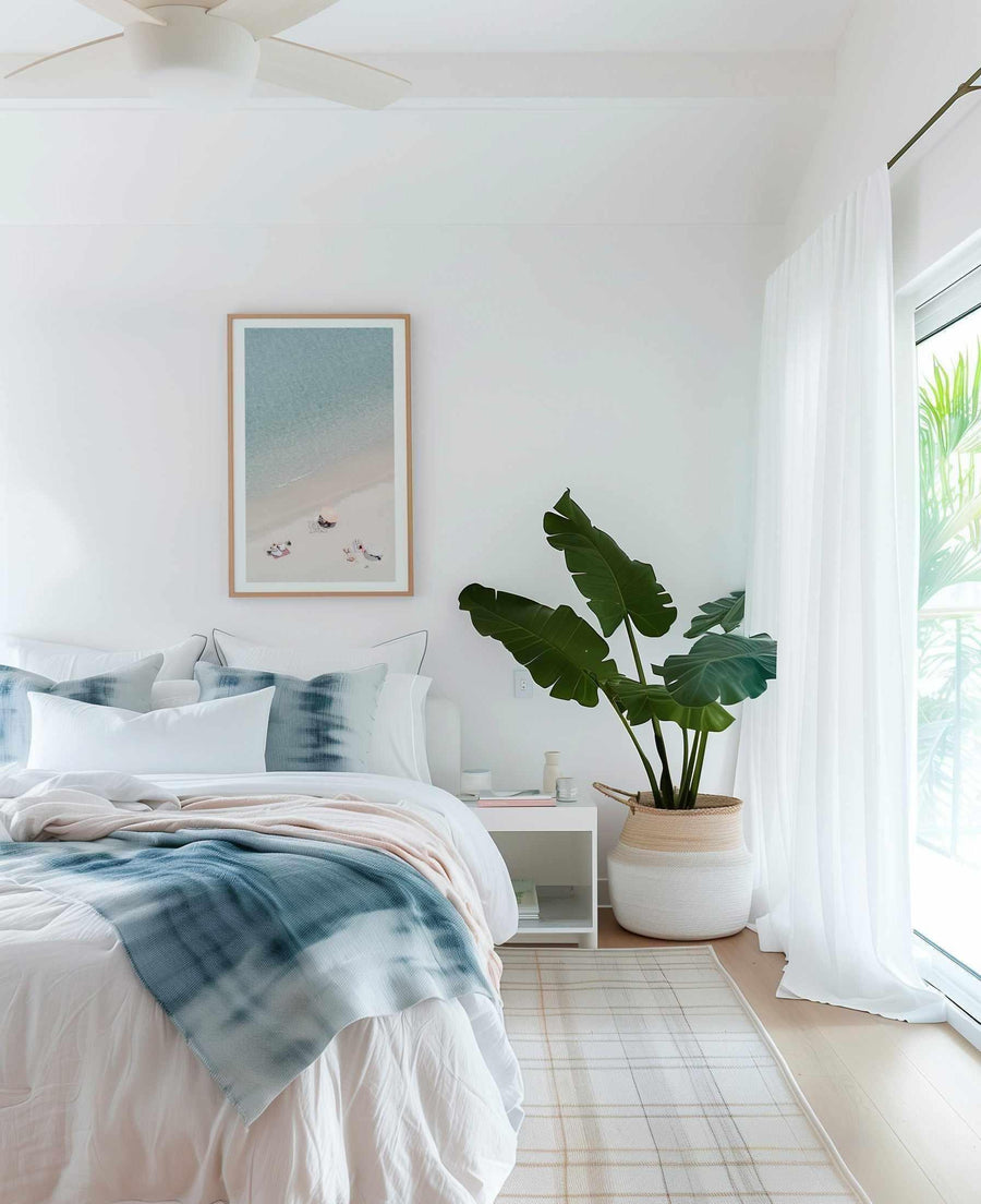 Beach Days II | Panoramic Art Print from Olive et Oriel where you can shop wallpaper and artworks online