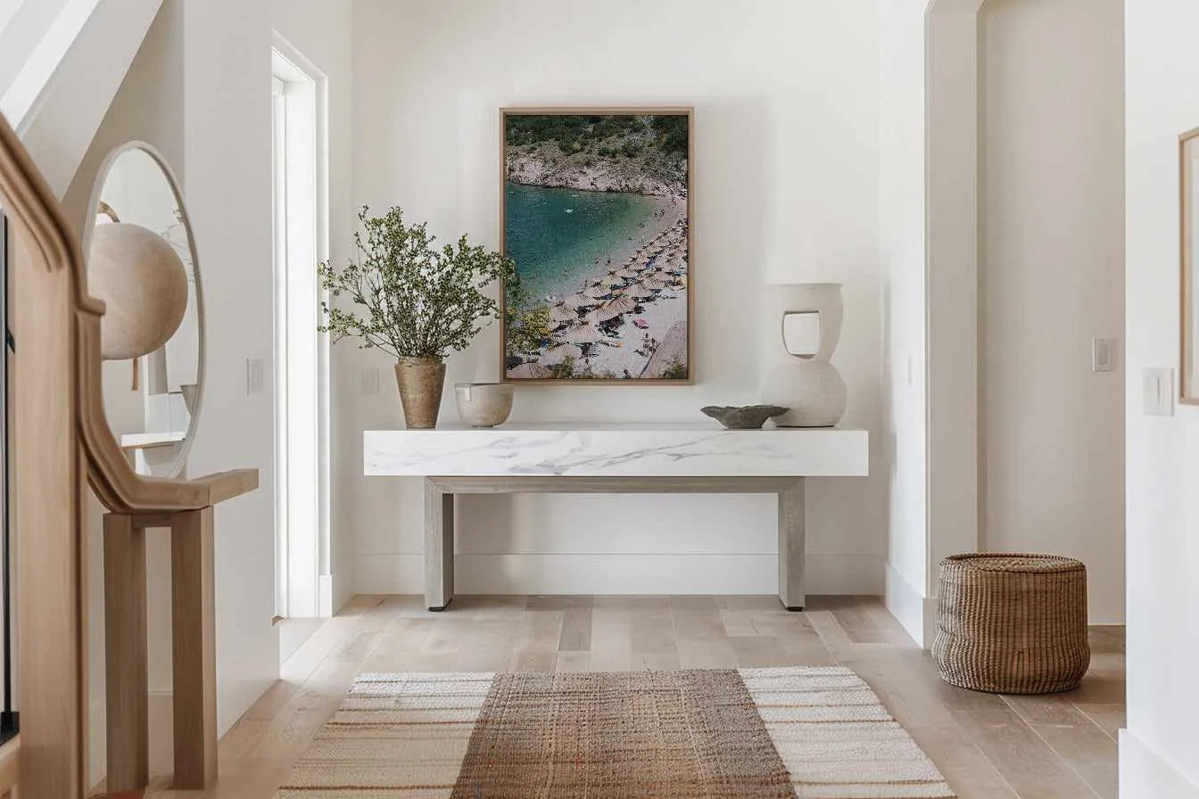 Beach Days by Renee Rae | Framed Canvas Art Print from Olive et Oriel where you can shop wallpaper and artworks online