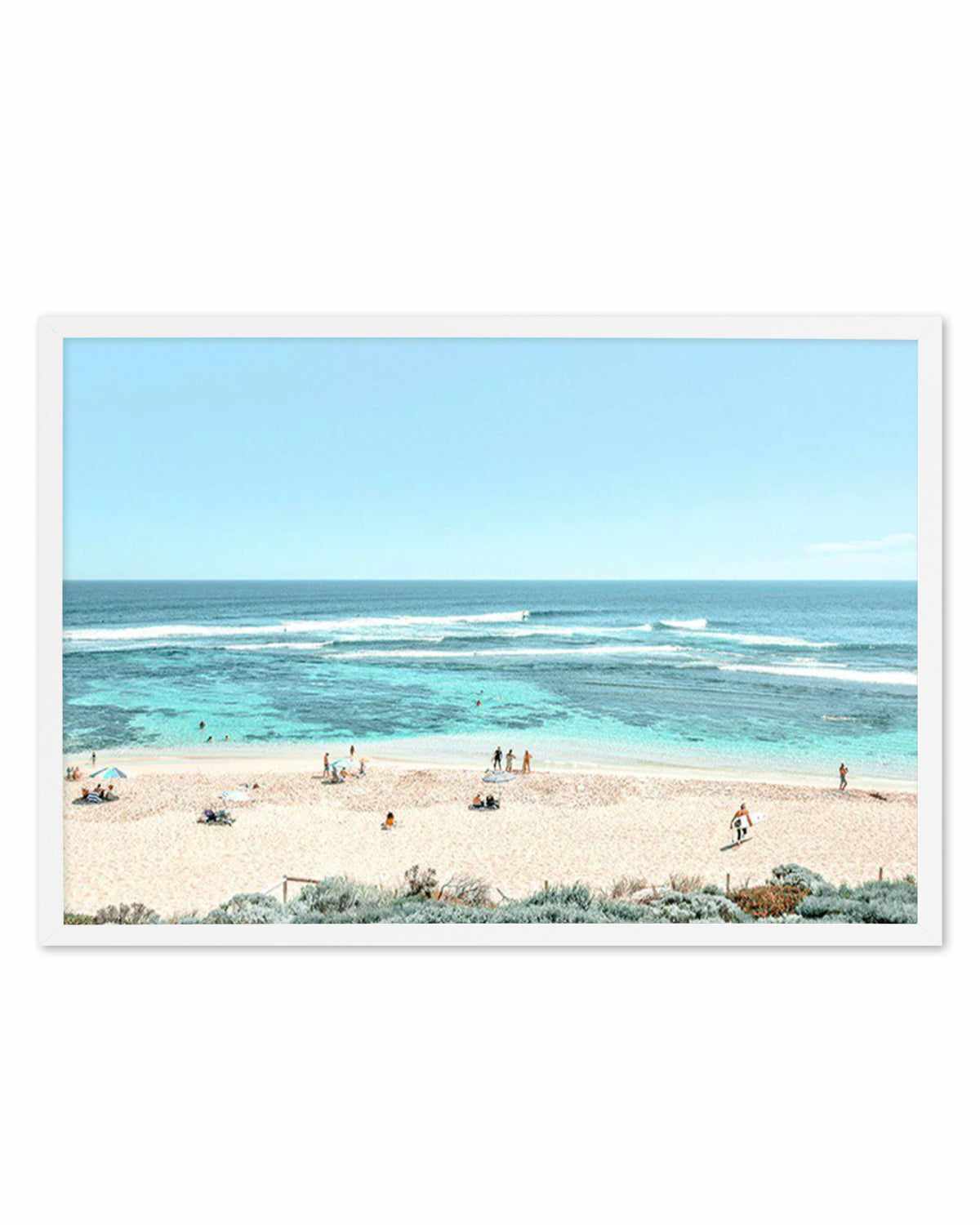 Beach Days, Yallingup Art Print