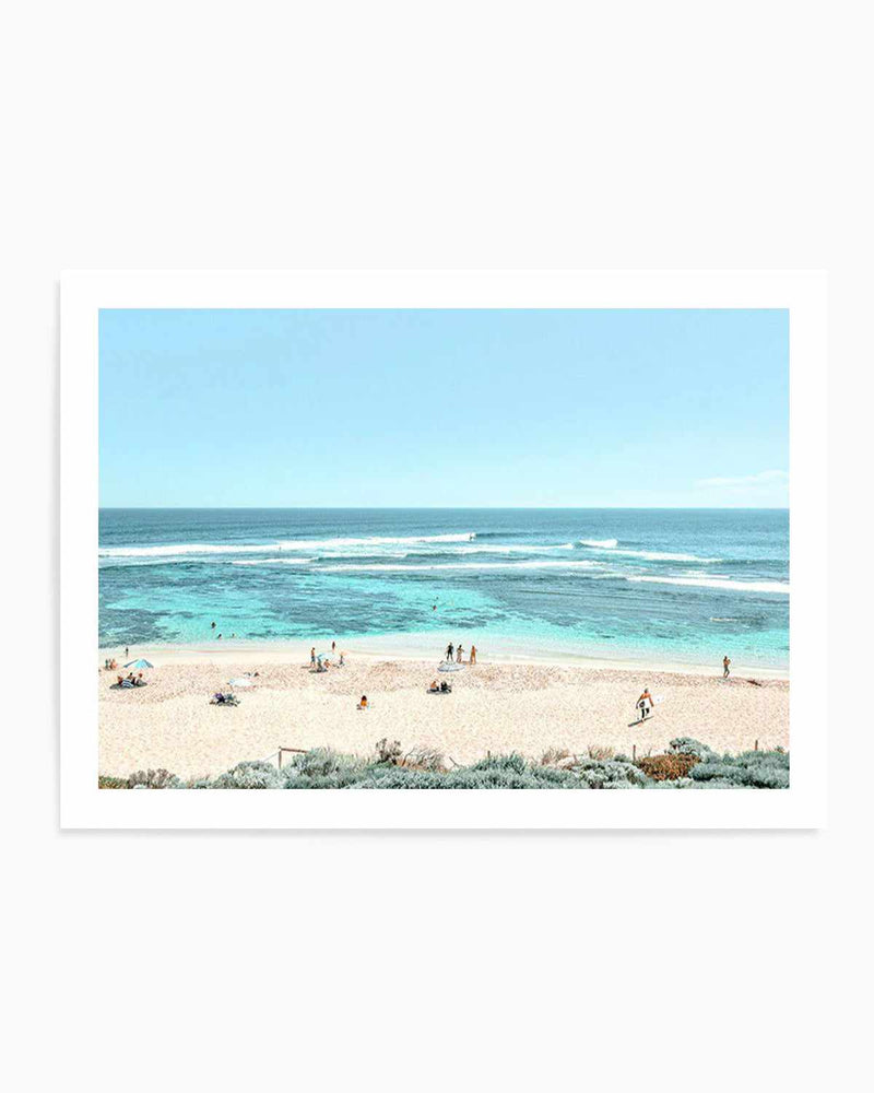 Beach Days, Yallingup Art Print