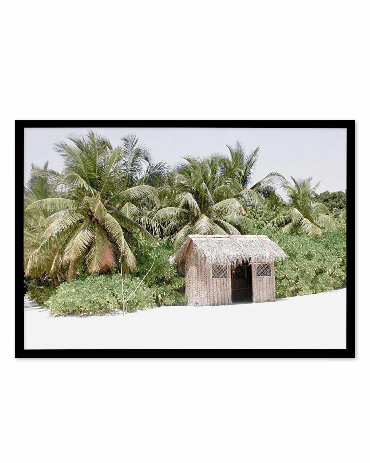 Beach Hut Art Print