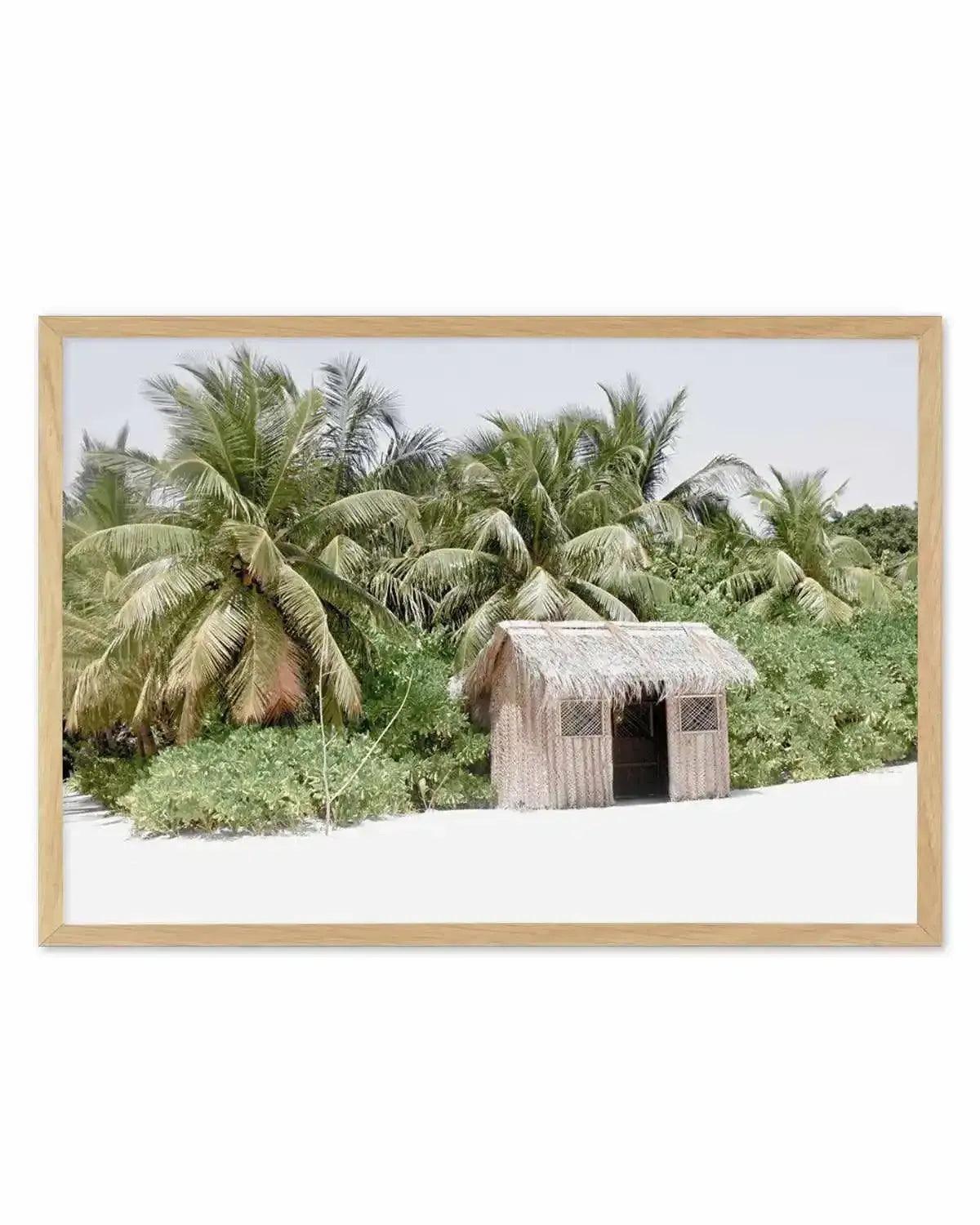 Beach Hut Art Print from Olive et Oriel where you can shop wallpaper and artworks online