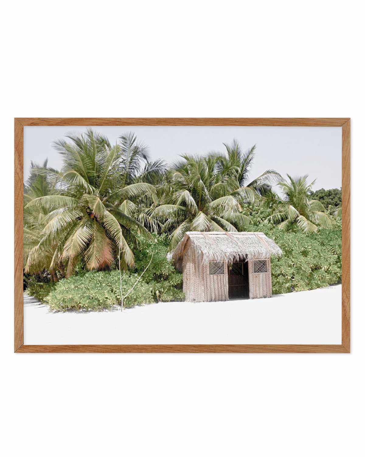 Beach Hut Art Print