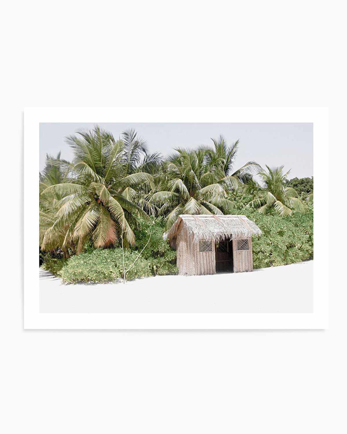 Beach Hut Art Print