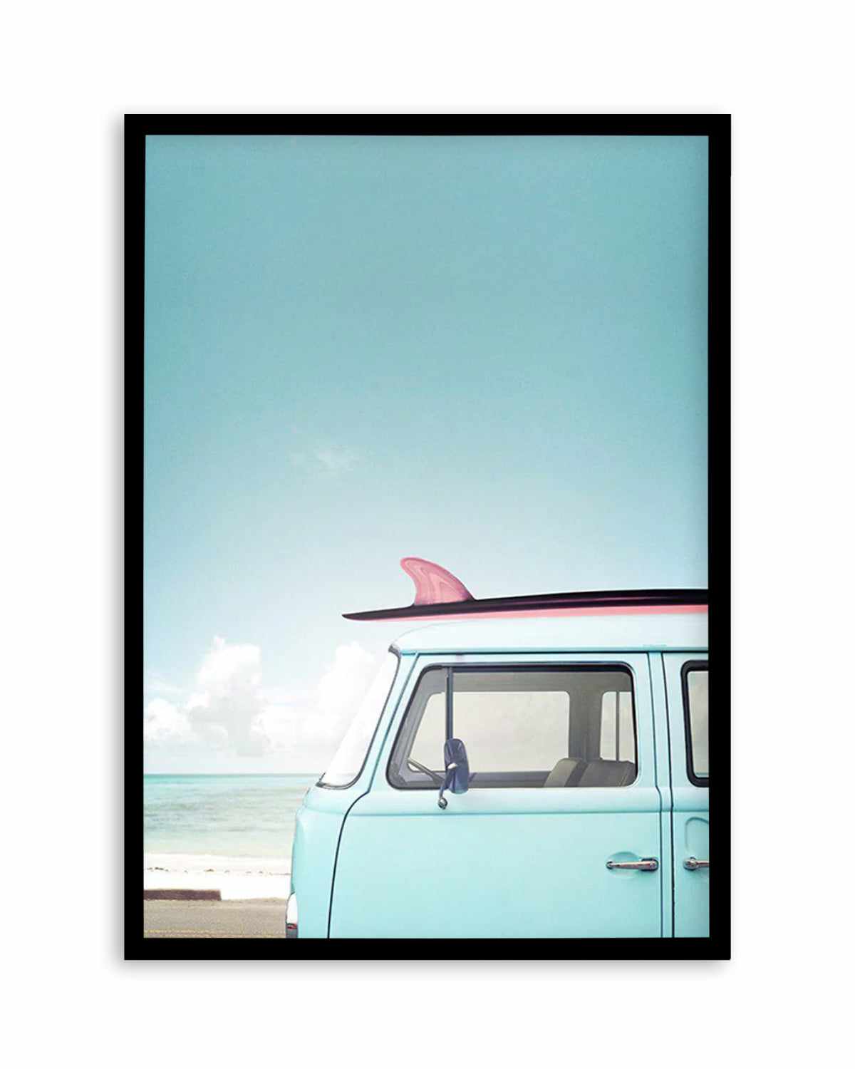 Beach Kombi Art Print