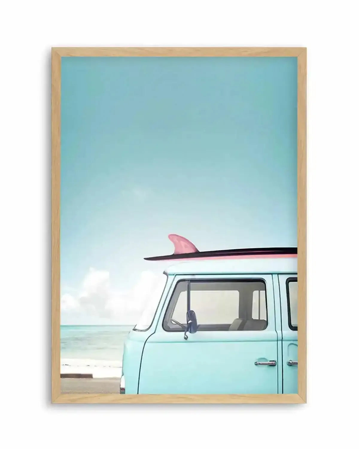 Beach Kombi Art Print from Olive et Oriel where you can shop wallpaper and artworks online
