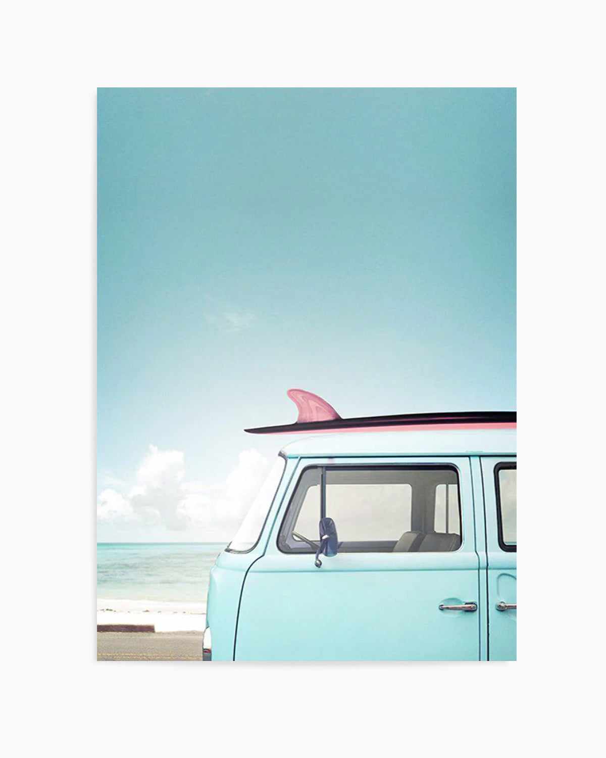 Beach Kombi Art Print