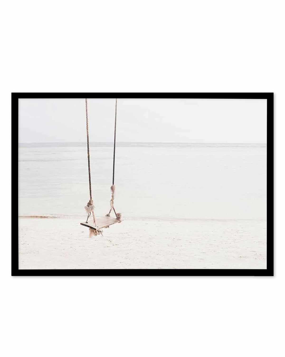 Beach Swing Art Print