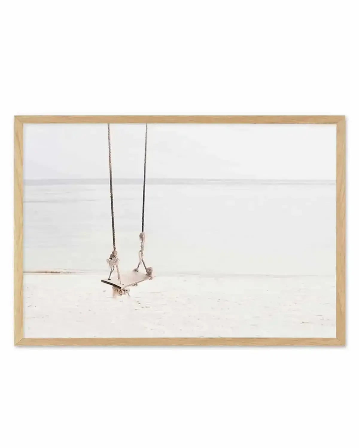 Beach Swing Art Print from Olive et Oriel where you can shop wallpaper and artworks online