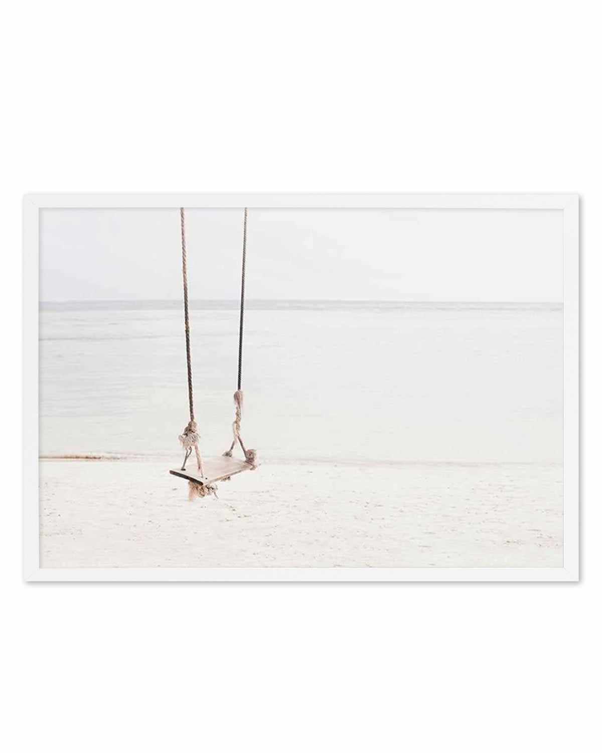 Beach Swing Art Print