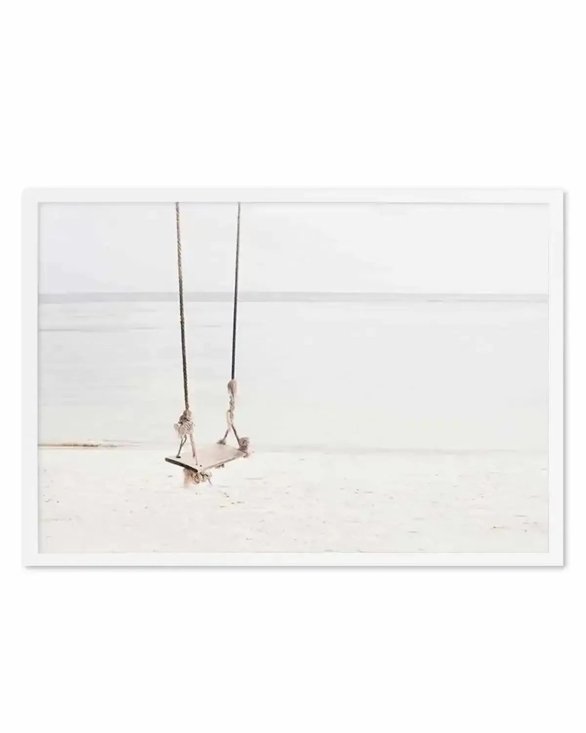 Beach Swing Art Print from Olive et Oriel where you can shop wallpaper and artworks online