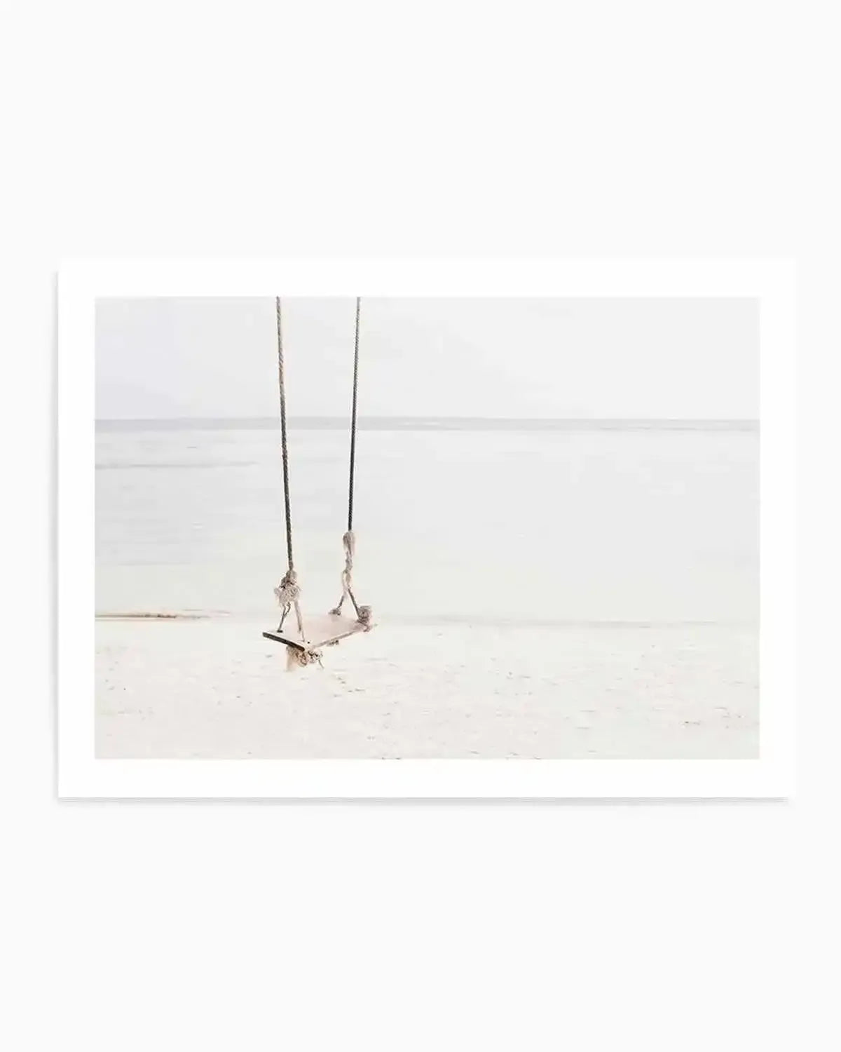 Beach Swing Art Print from Olive et Oriel where you can shop wallpaper and artworks online