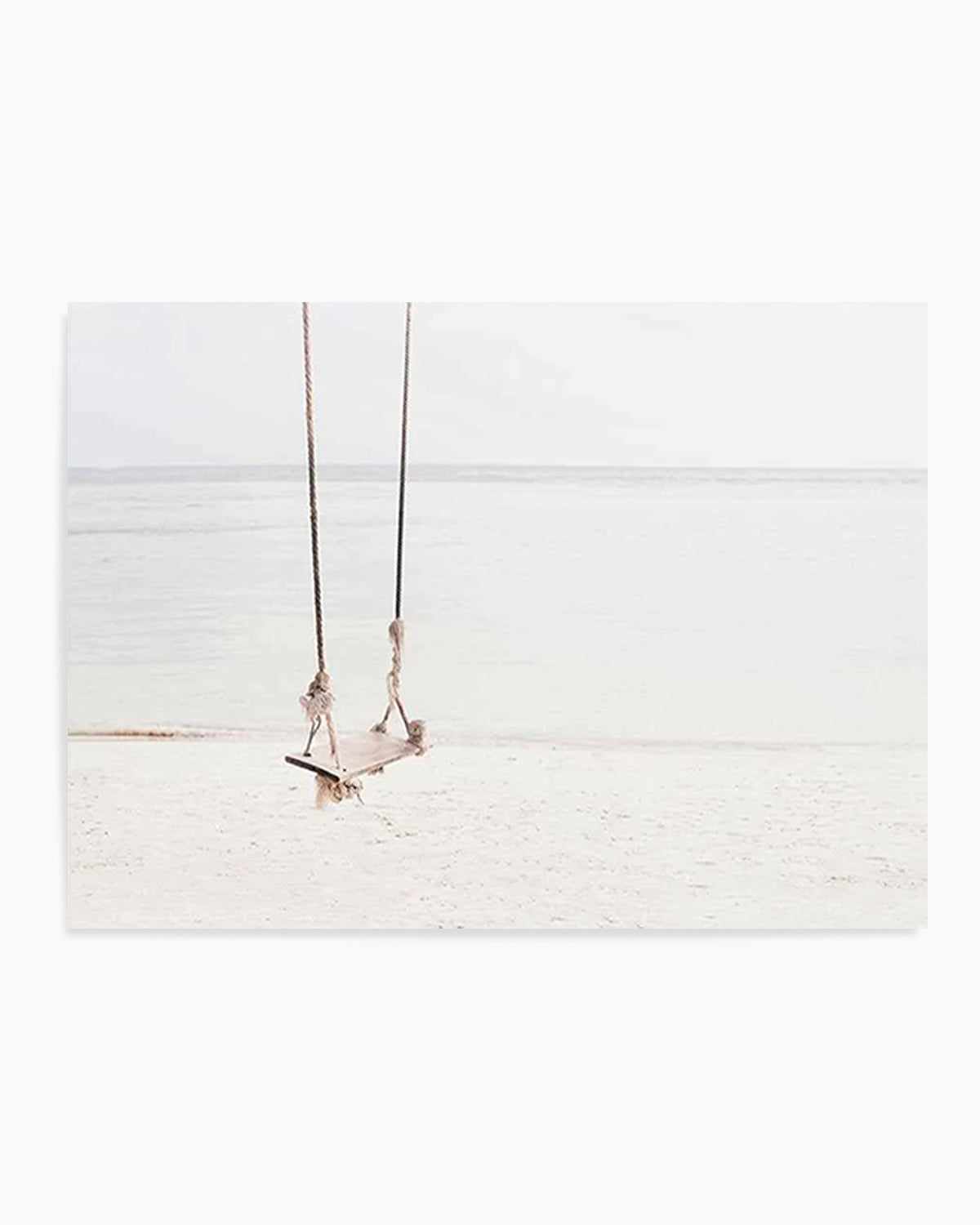 Beach Swing Art Print