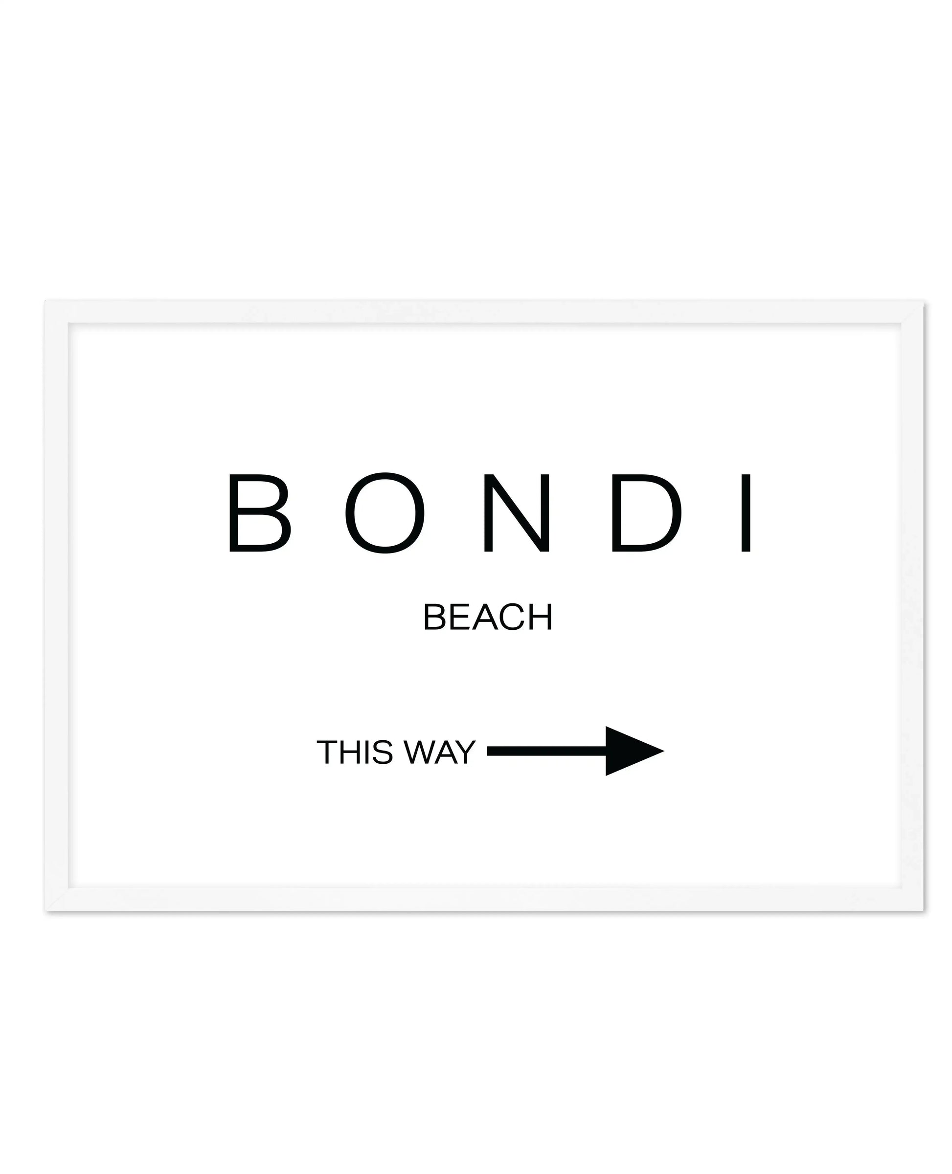 BONDI BEACH - THIS WAY - Olive et Oriel | Shop Art Prints & Posters Online