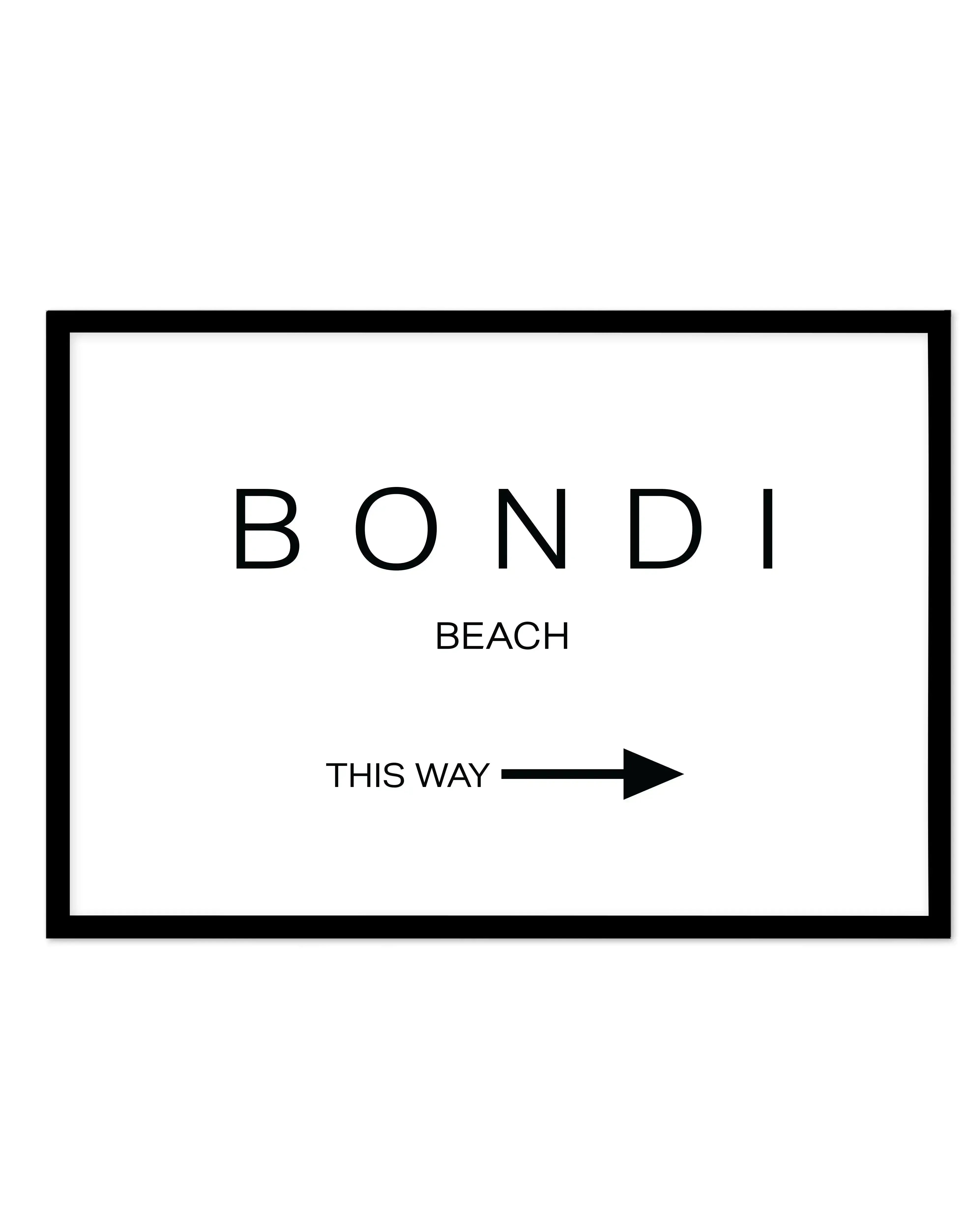 BONDI BEACH - THIS WAY - Olive et Oriel | Shop Art Prints & Posters Online