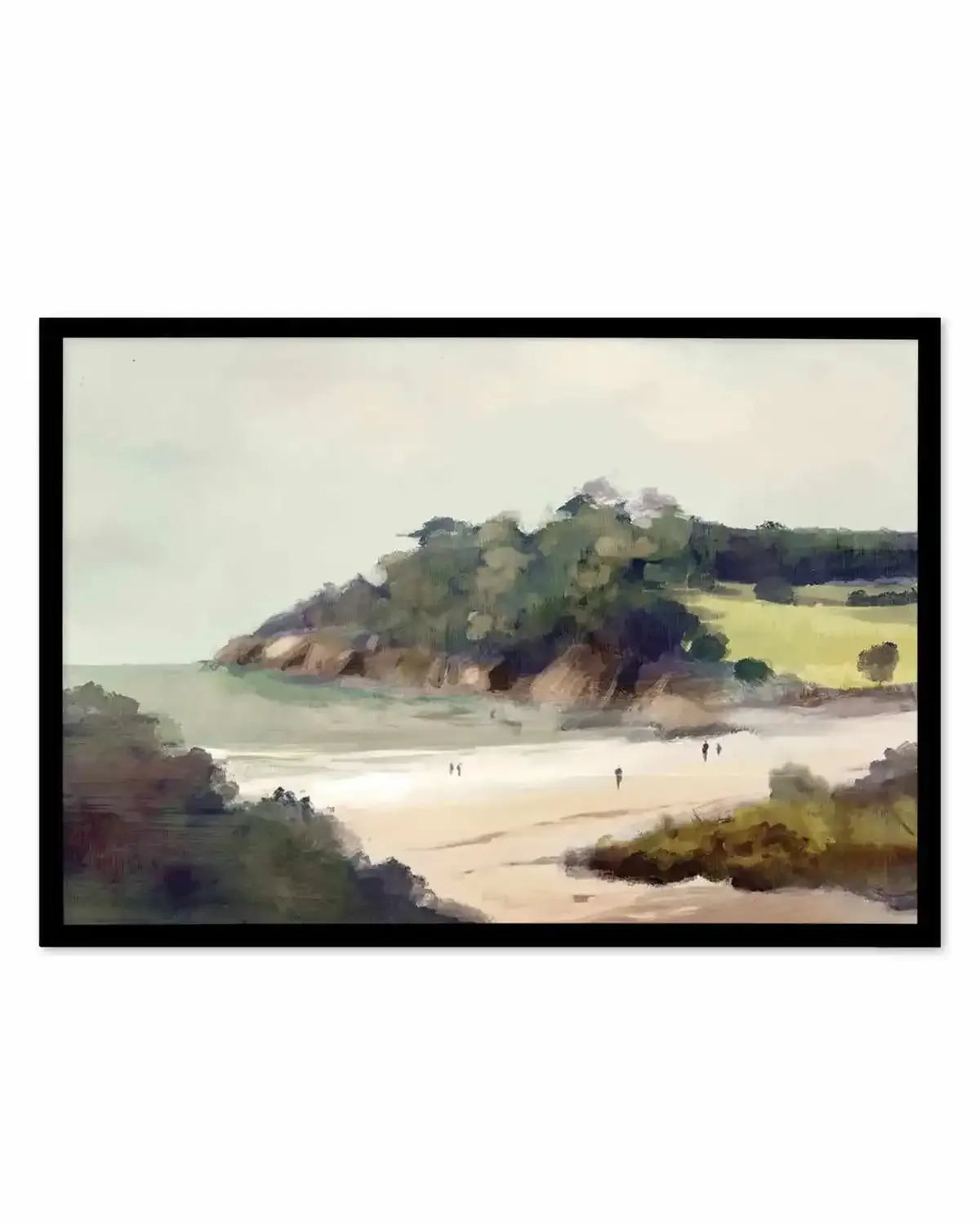 Beach View by Dan Hobday Art Print from Olive et Oriel where you can shop wallpaper and artworks online