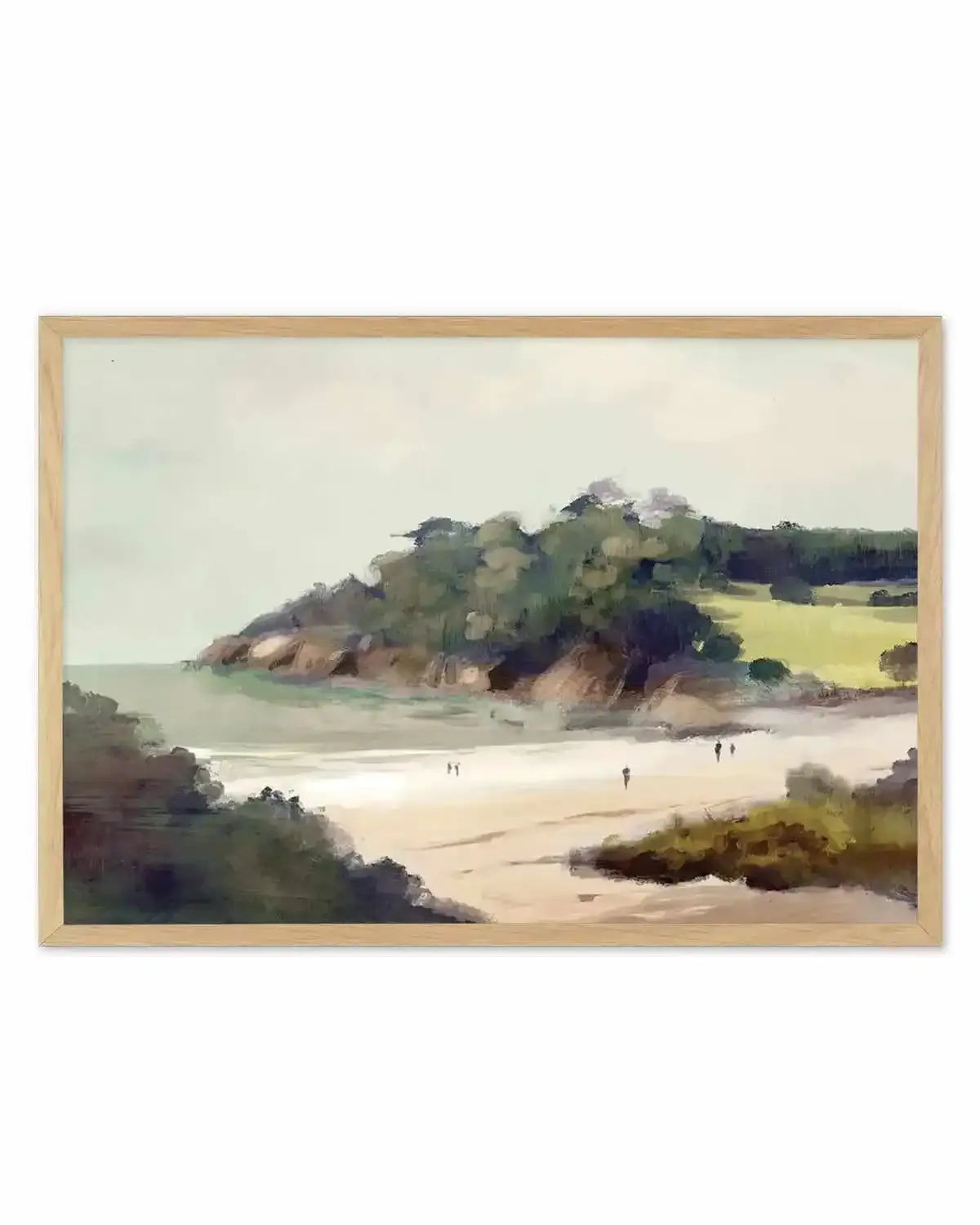 Beach View by Dan Hobday Art Print from Olive et Oriel where you can shop wallpaper and artworks online